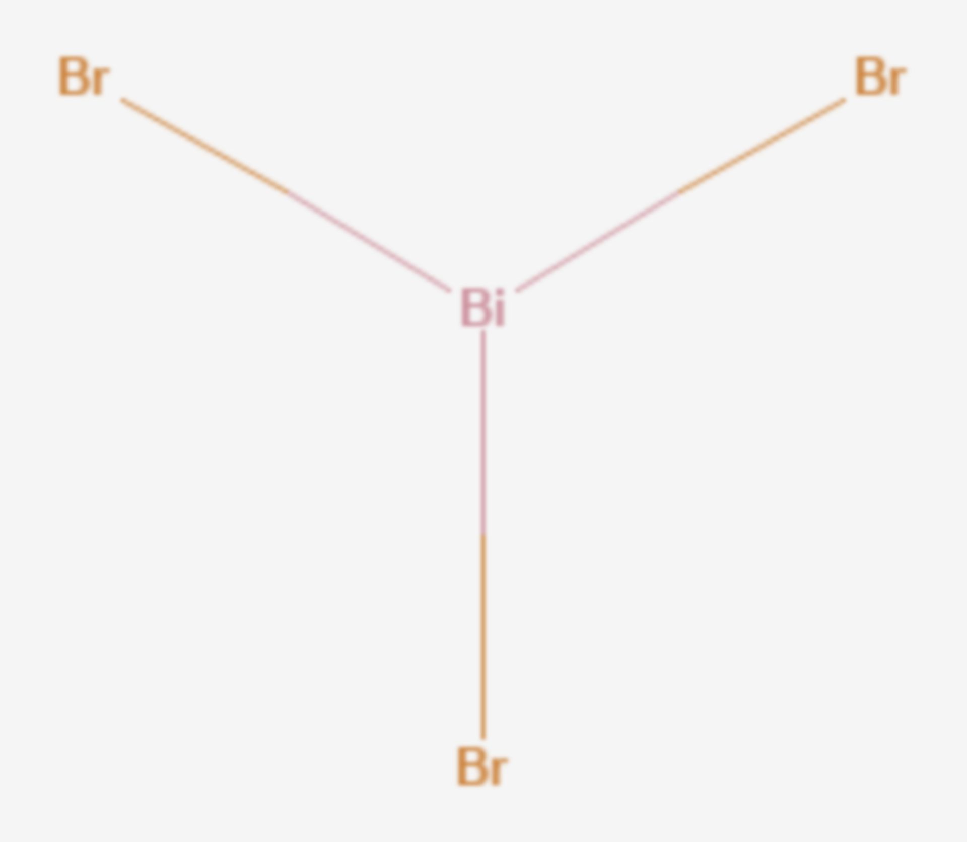 Bismut(III)-bromid (Strukturformel)
