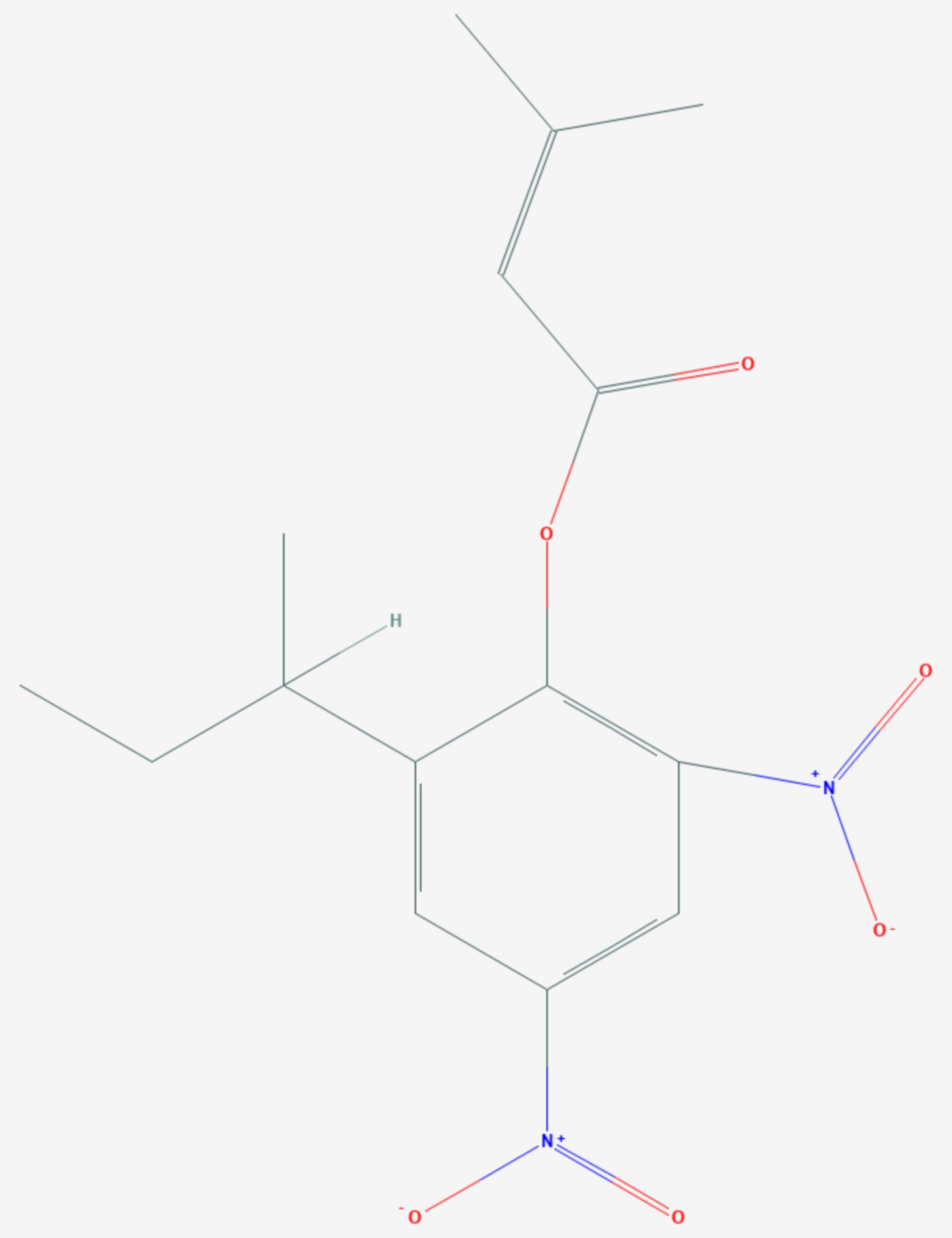 Binapacryl (Strukturformel)