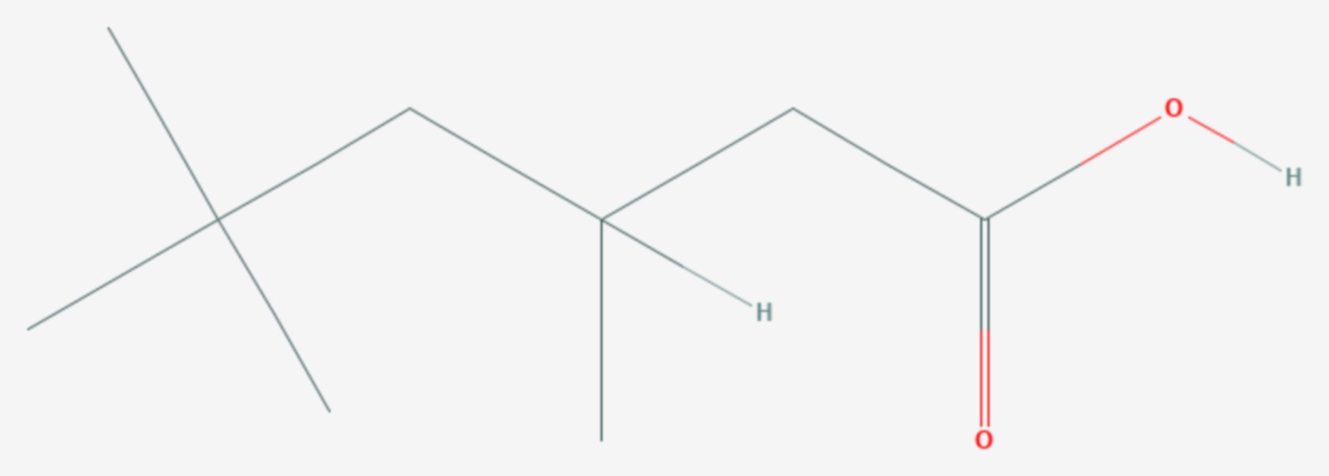 3,5,5-Trimethylhexansäure (Strukturformel)