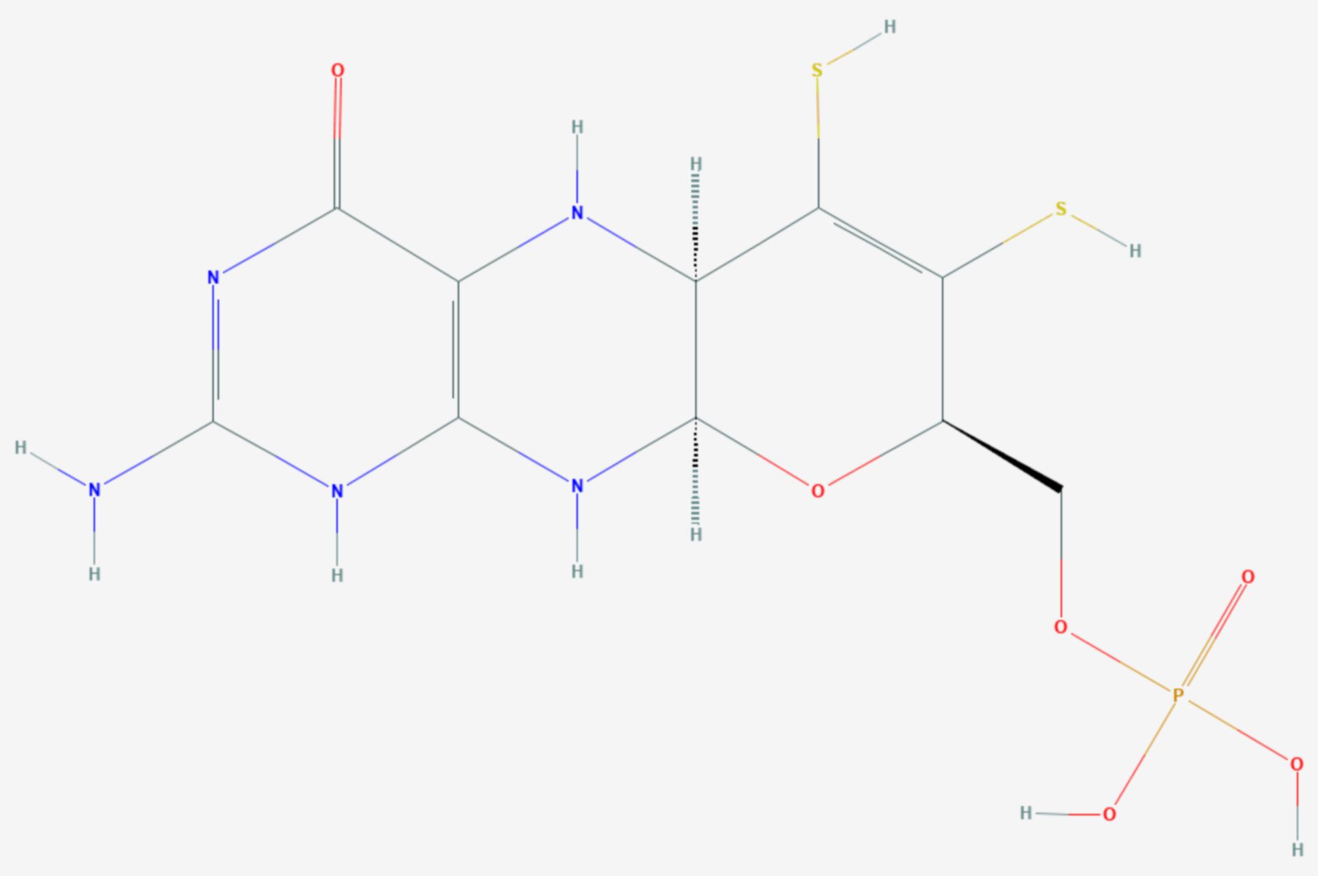 Molybdopterin (Strukturformel)