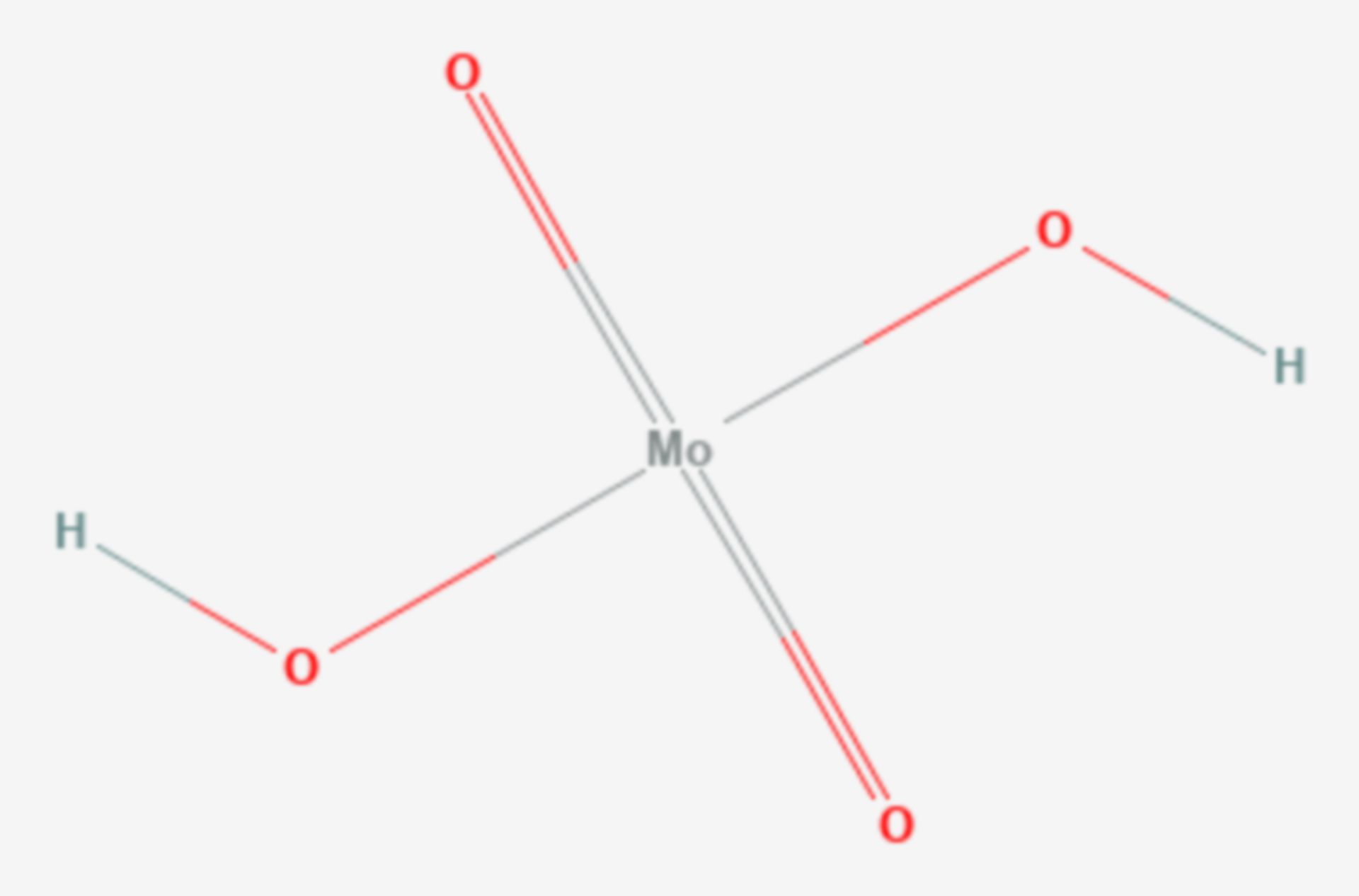 Molybdänsäure (Strukturformel)