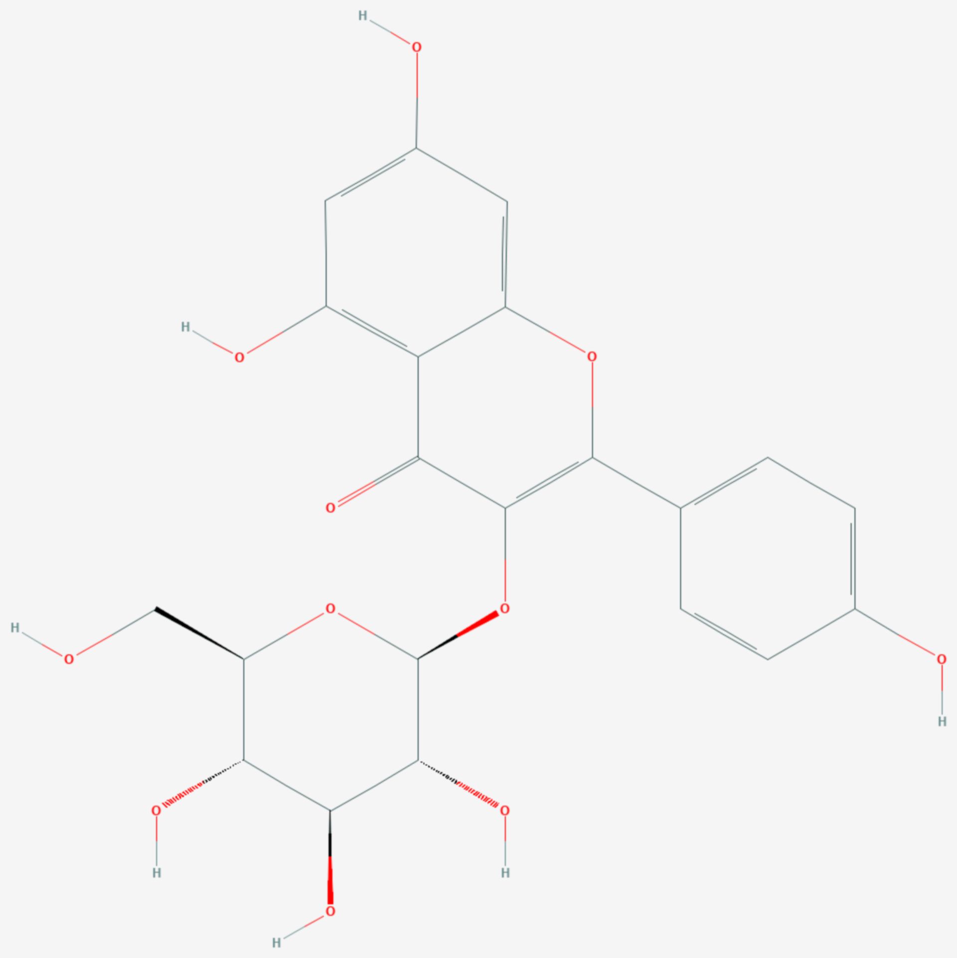 Astragalin (Strukturformel)