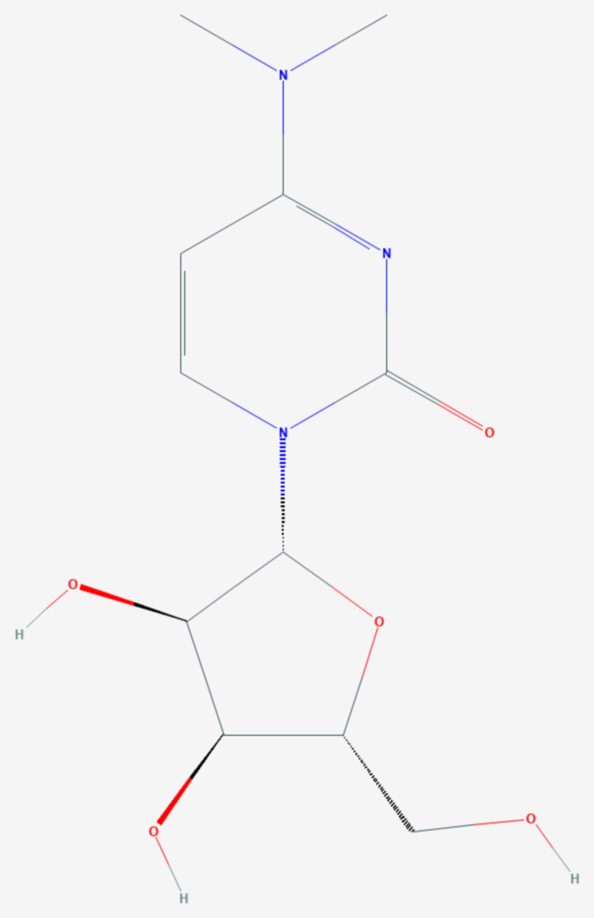 N4,N4-Dimethylcytidin (Strukturformel)