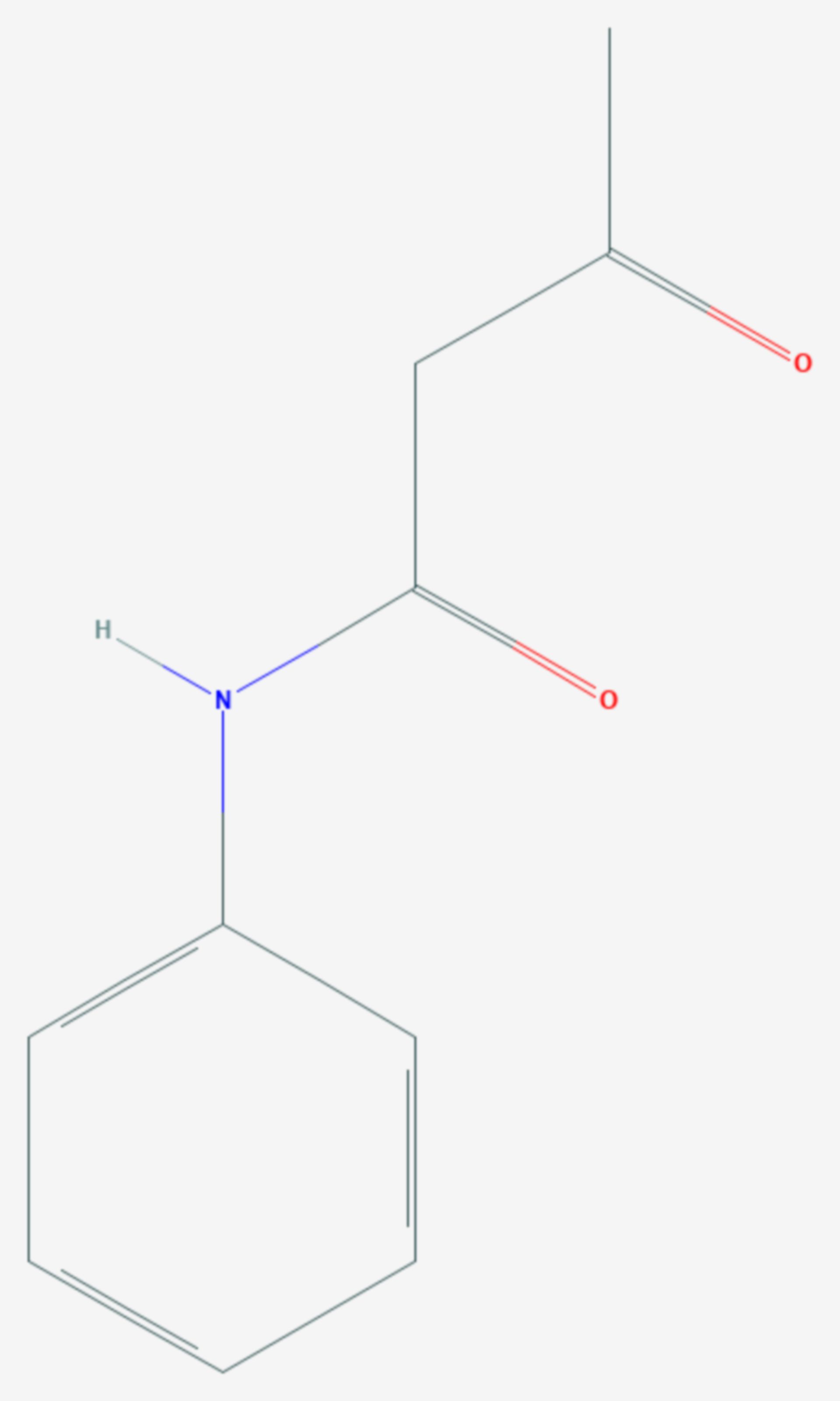 Acetoacetanilid (Strukturformel)
