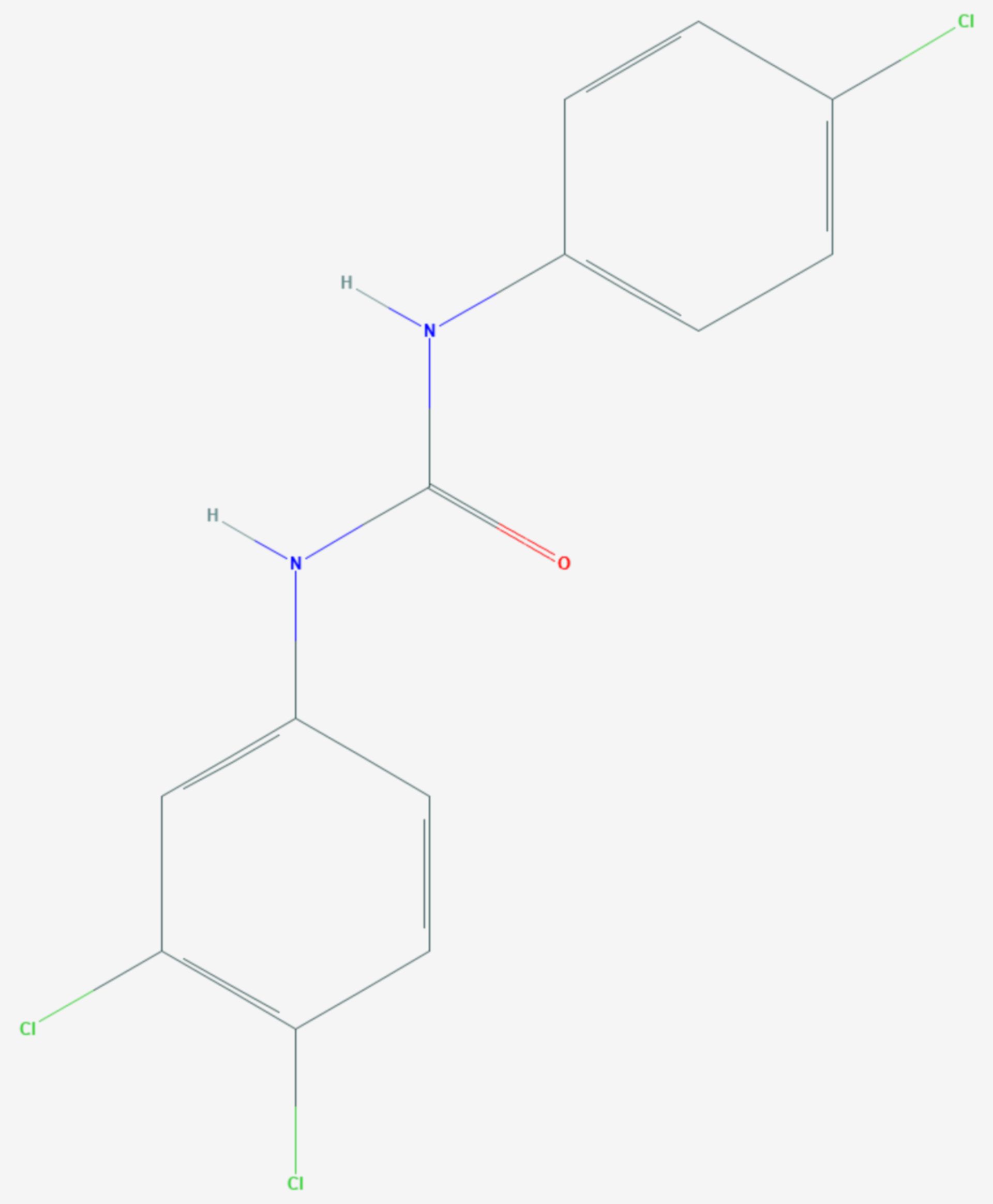 Triclocarban (Strukturformel)