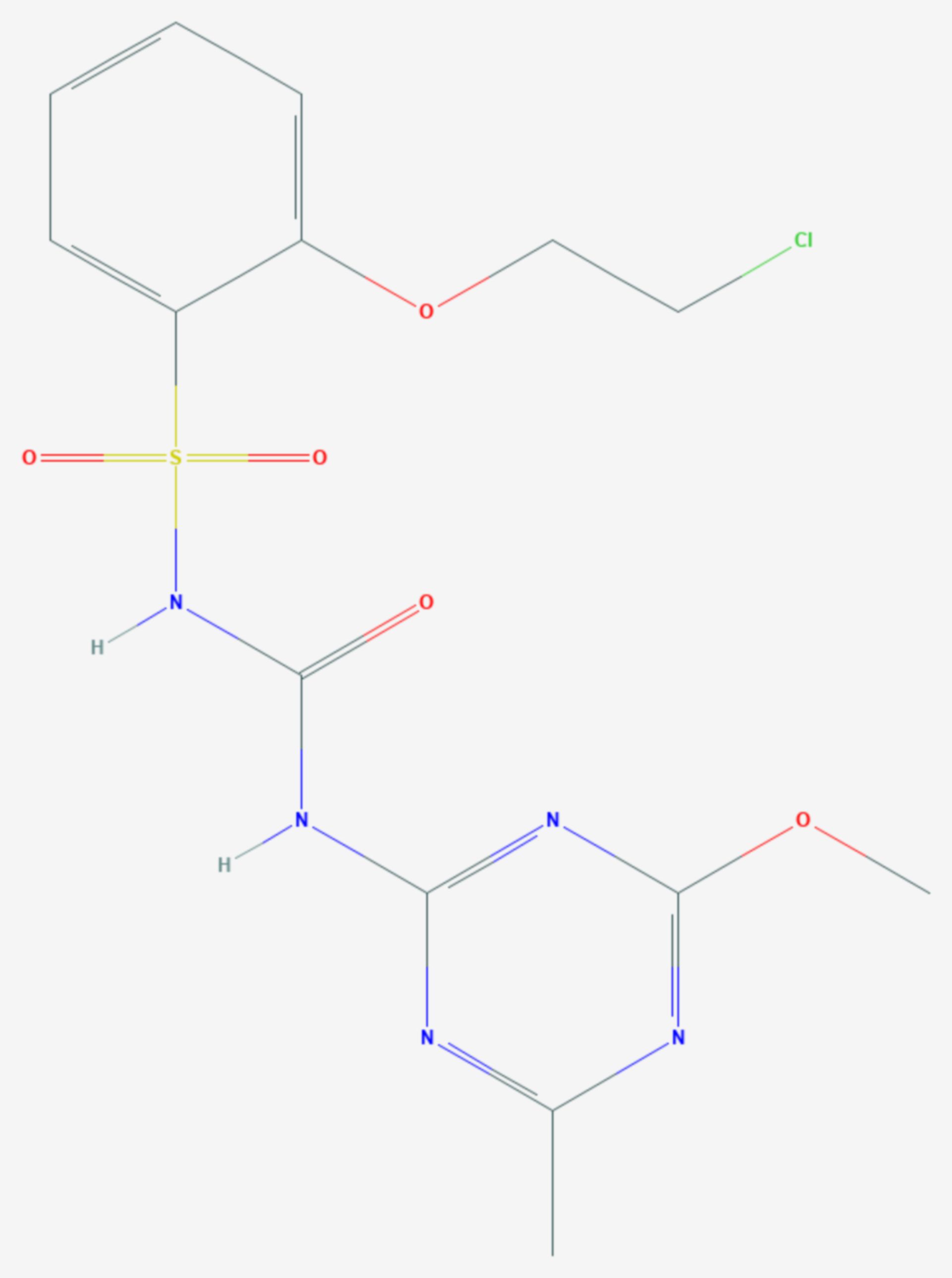 Triasulfuron (Strukturformel)