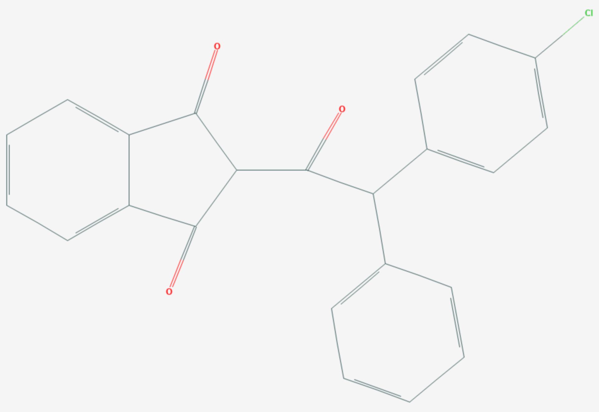 Chlorphacinon (Strukturformel)