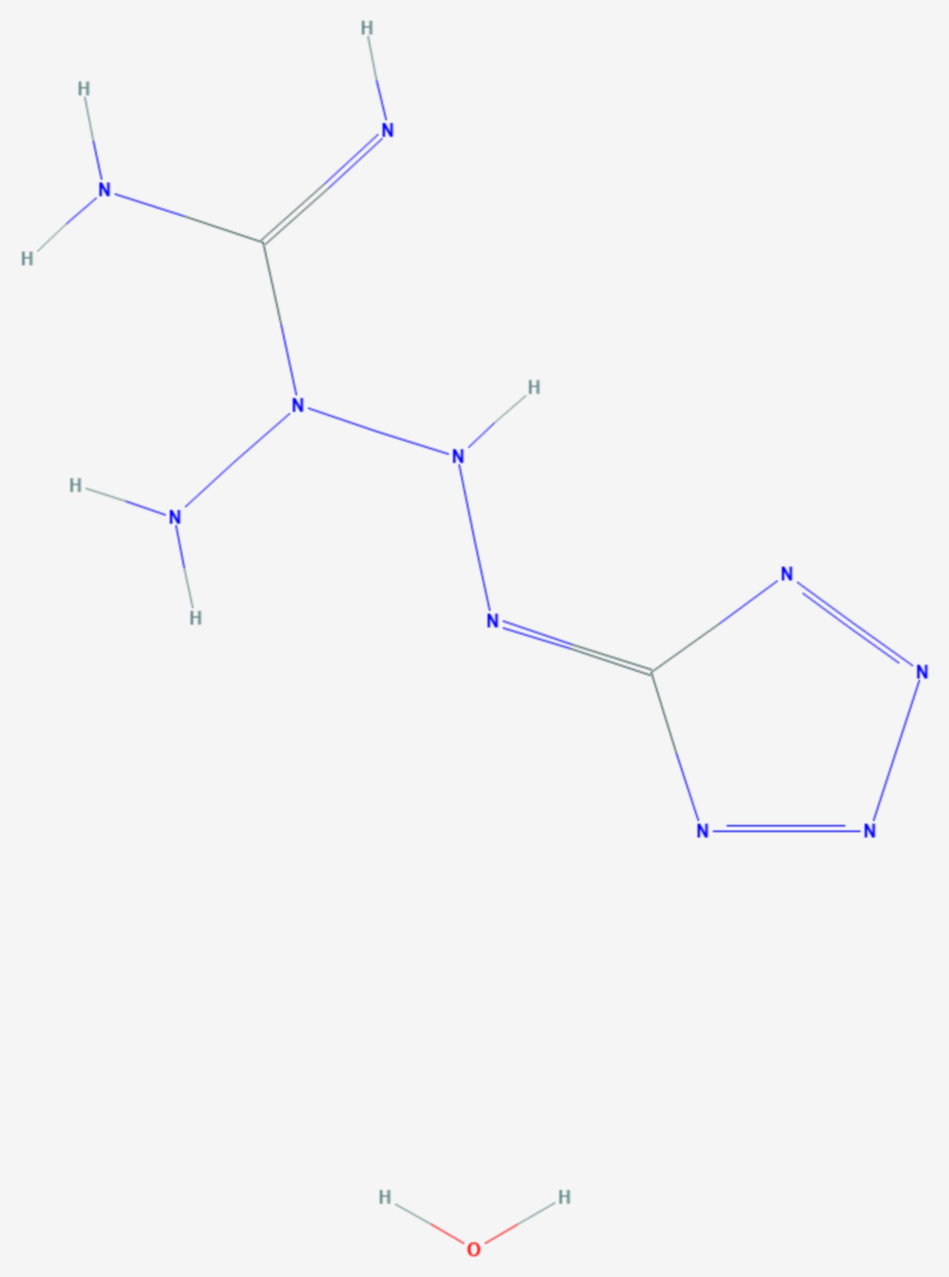 Tetrazen (Strukturformel)