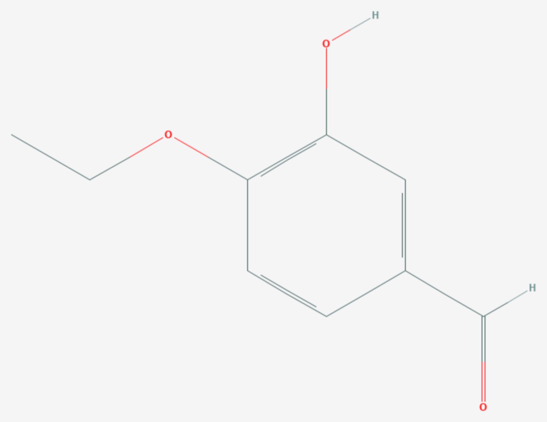 Isoethylvanillin (Strukturformel)