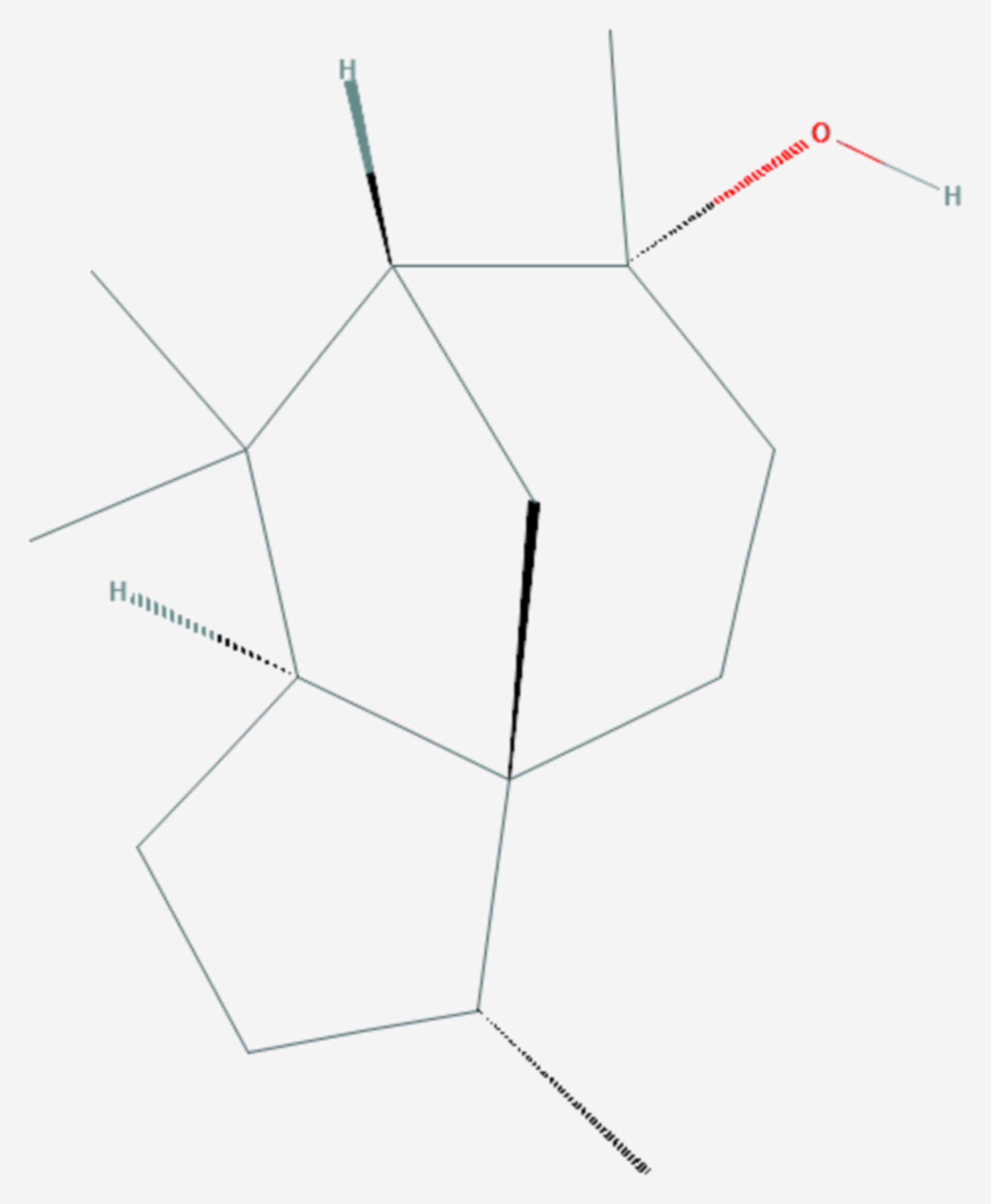 Cedrol (Strukturformel)