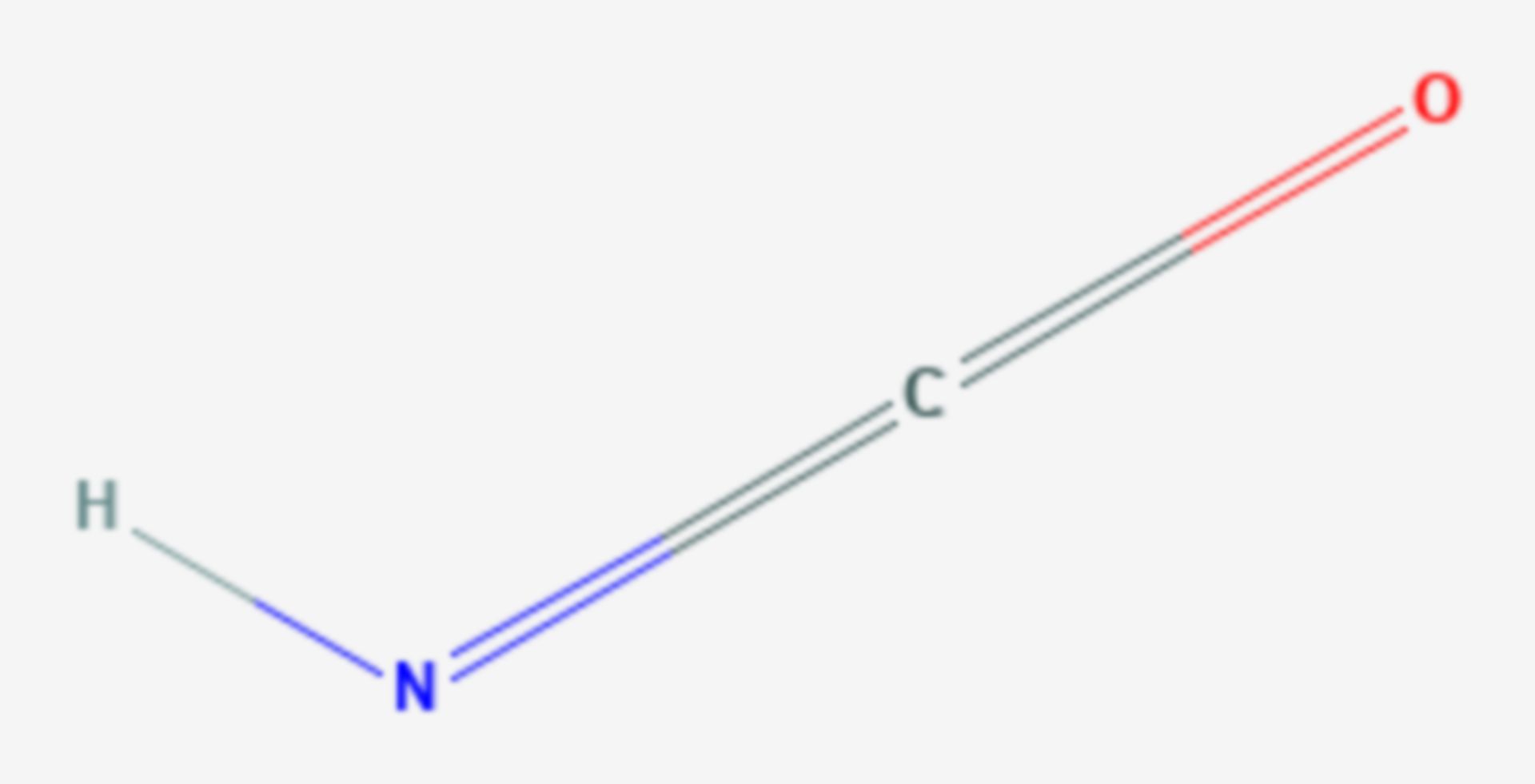 Isocyansäure (Strukturformel)