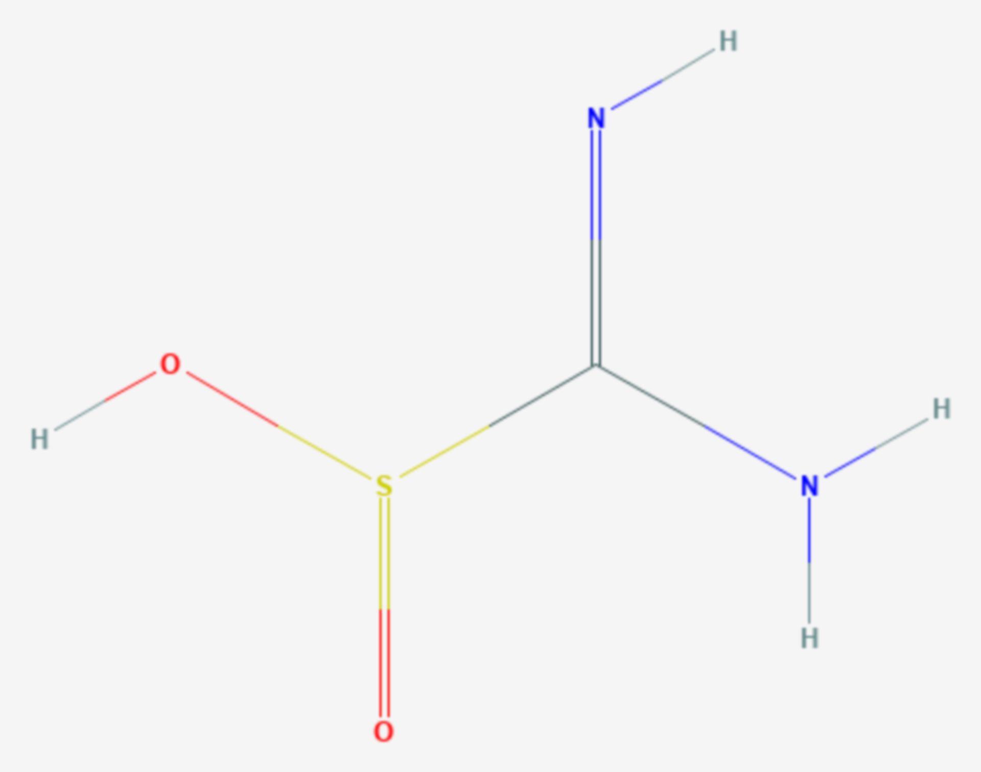 Aminoiminomethansulfinsäure (Strukturformel)