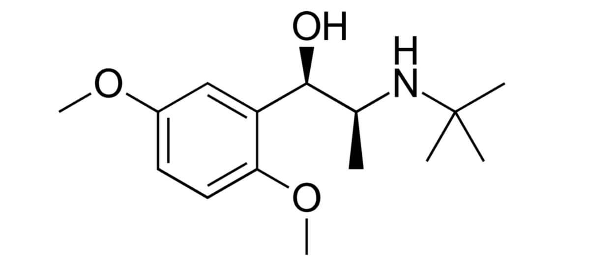 Strukturformel Butoxamin