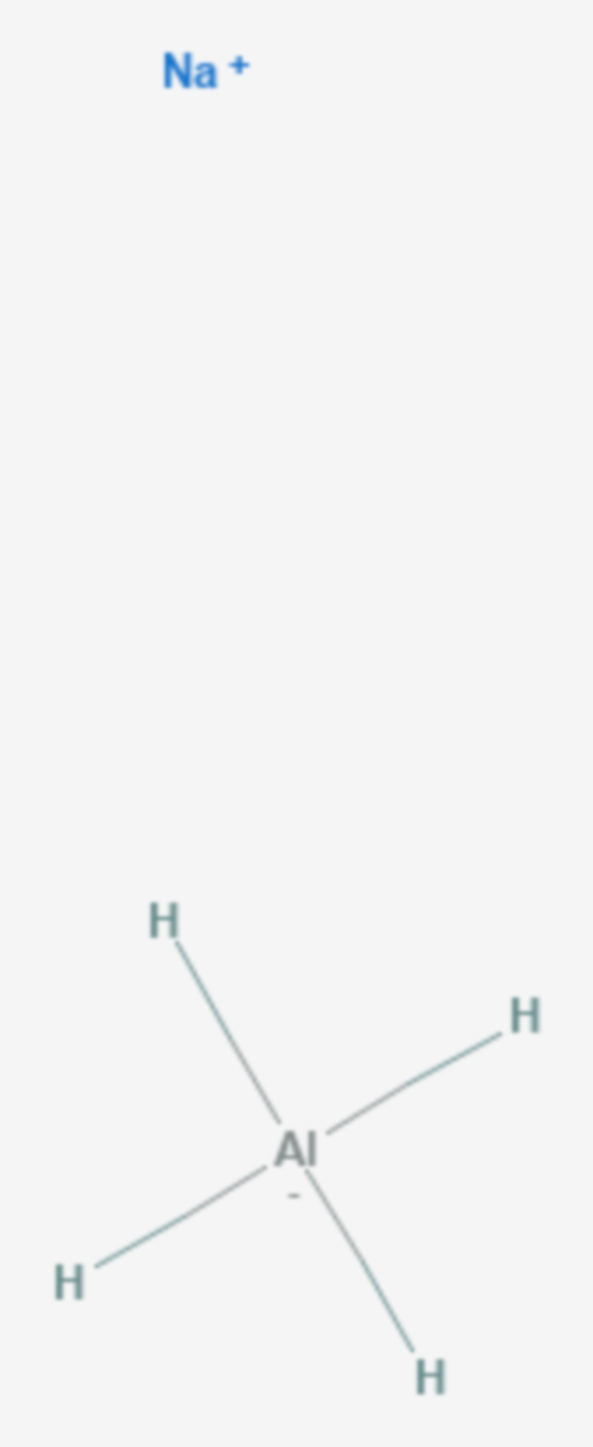 Natriumaluminiumhydrid (Strukturformel)