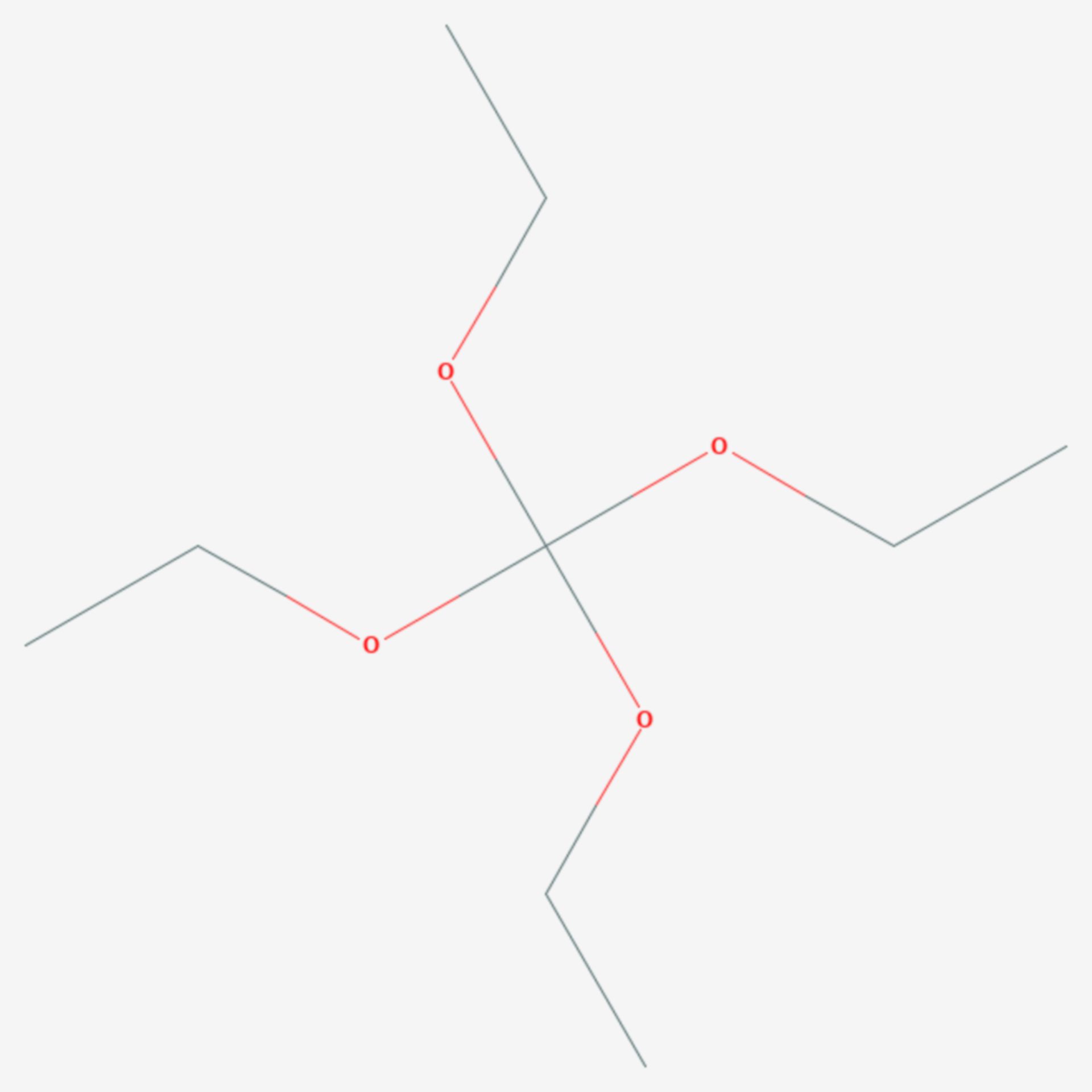 Orthokohlensäuretetraethylester (Strukturformel)