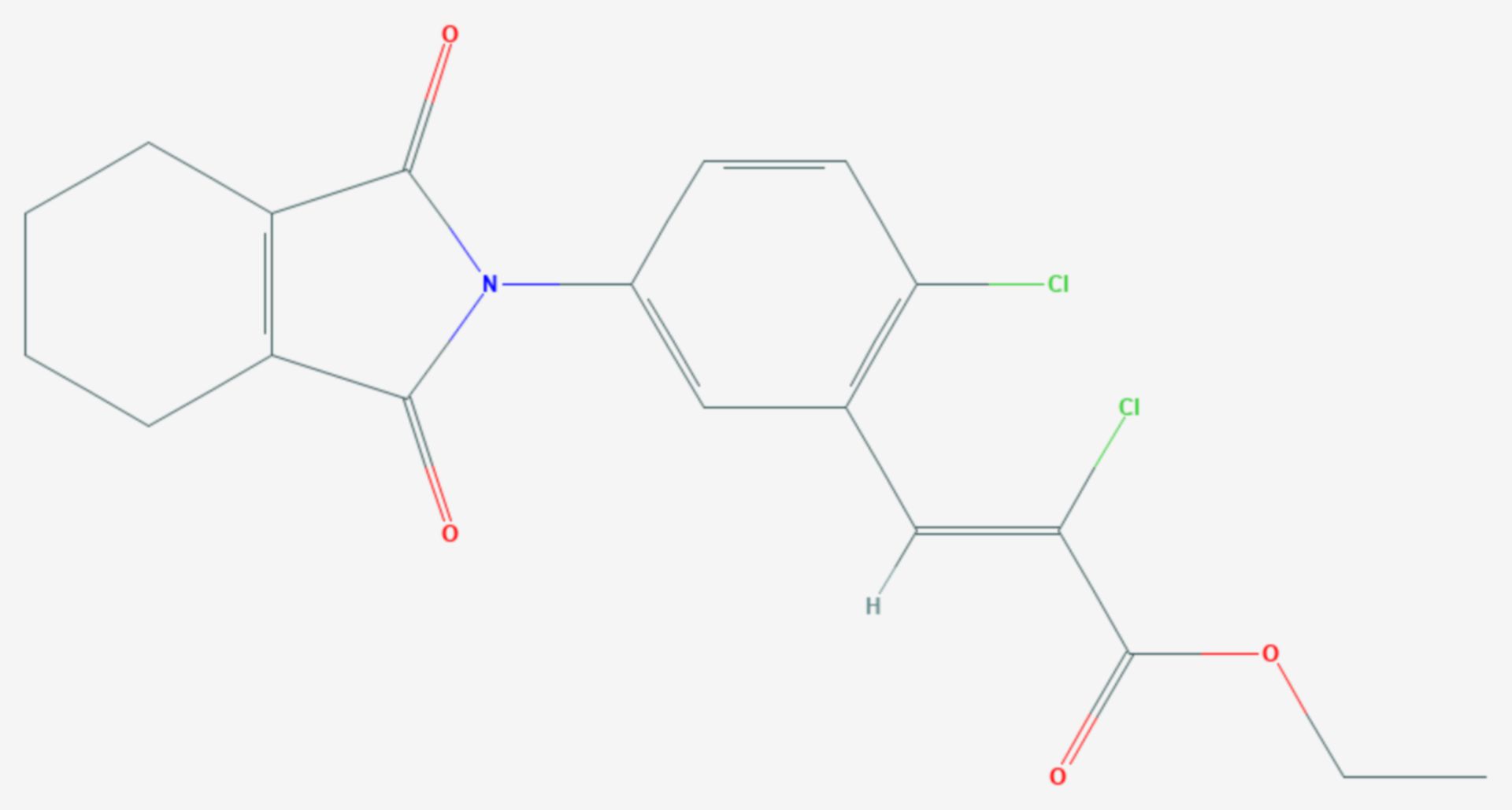 Cinidon-ethyl (Strukturformel)