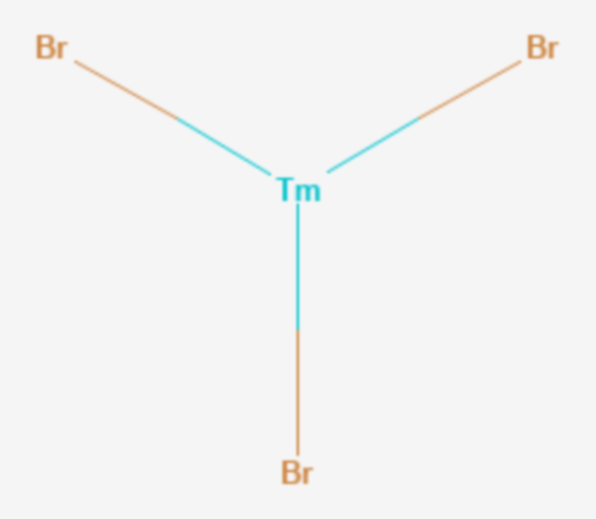 Thulium(III)-bromid (Strukturformel)