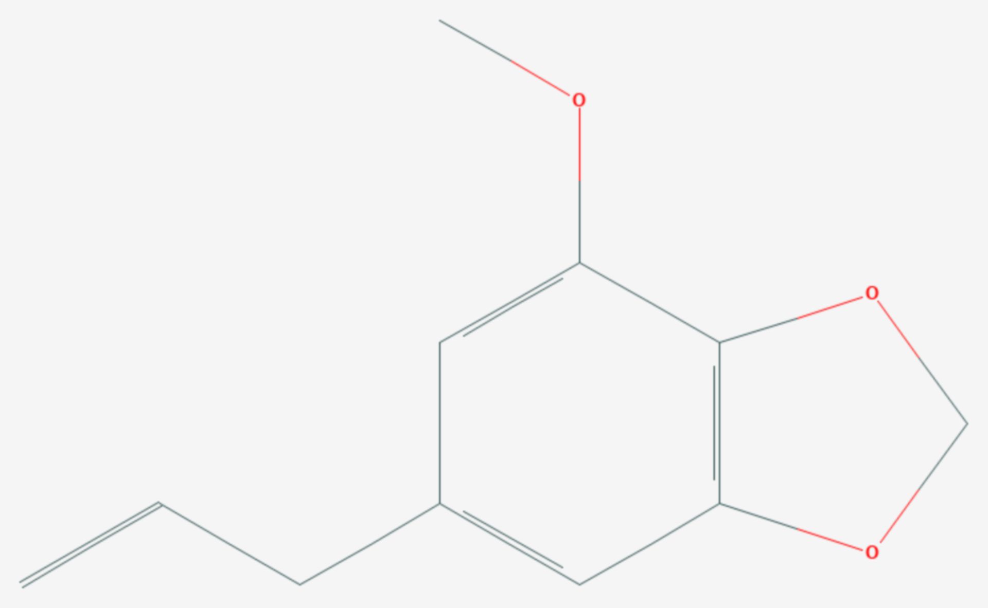 Myristicin (Strukturformel)