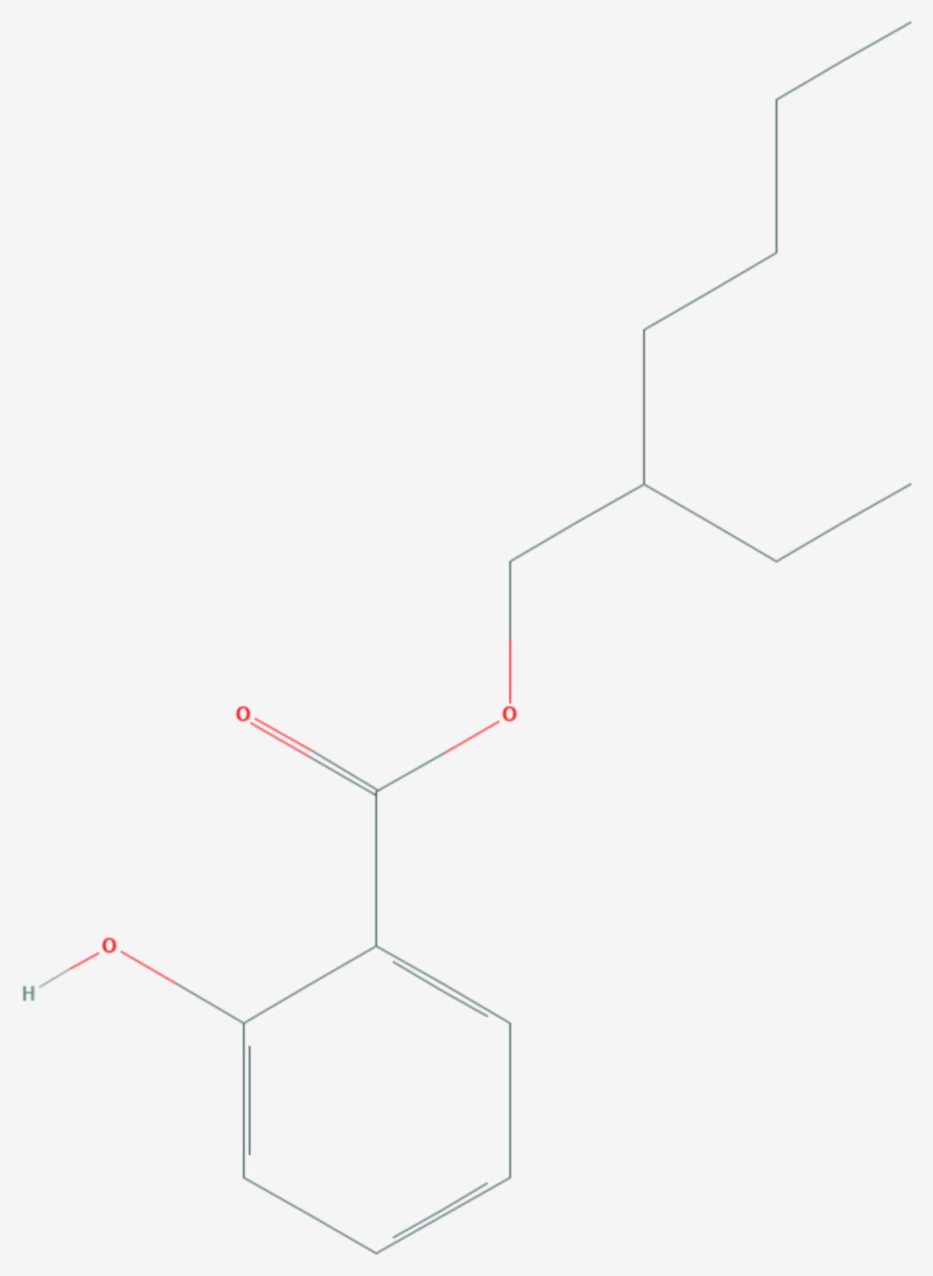 2-Ethylhexylsalicylat (Strukturformel)