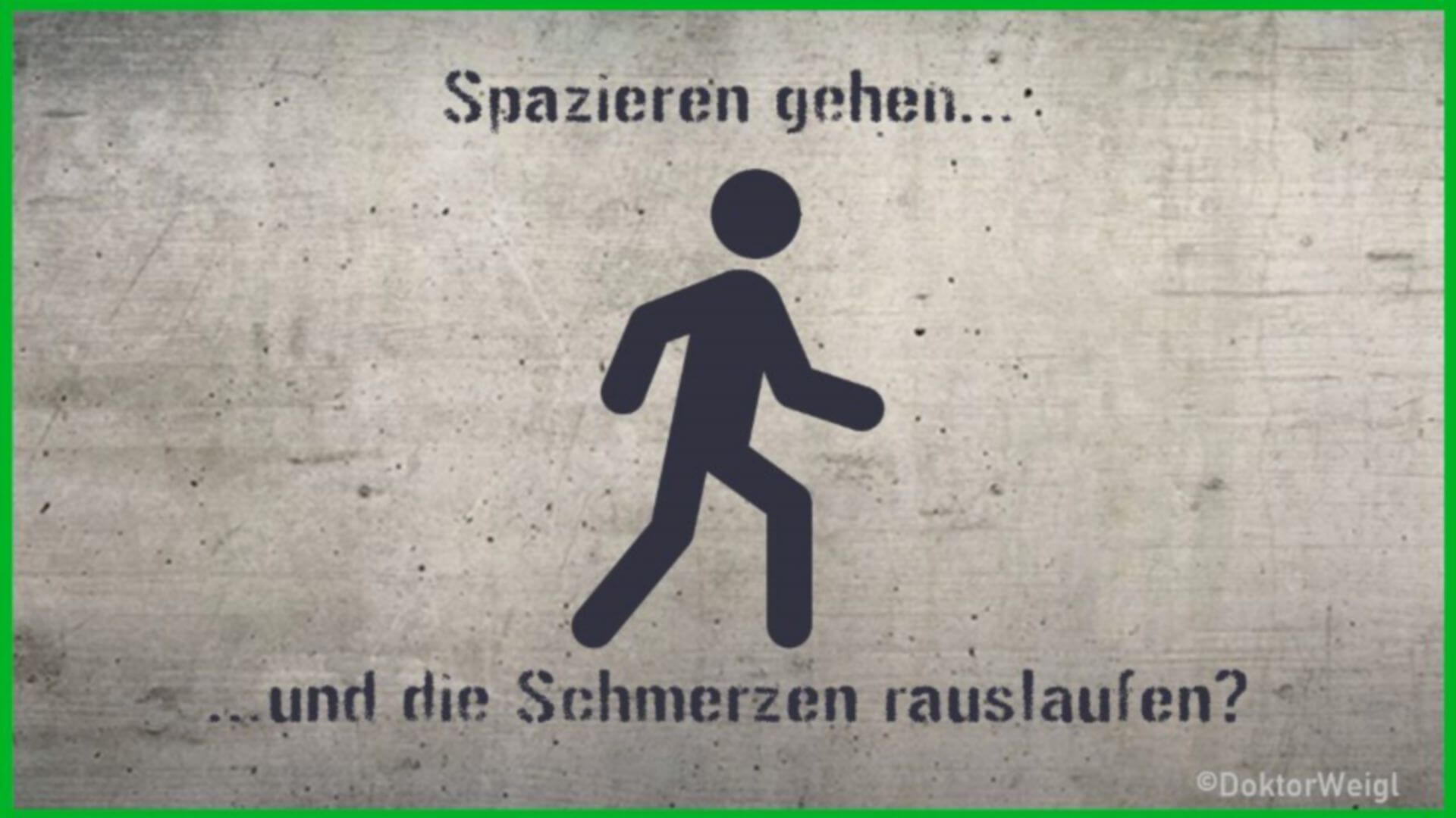 Die Wirksamkeit von Spaziergängen – laufen Sie den Schmerz einfach raus!