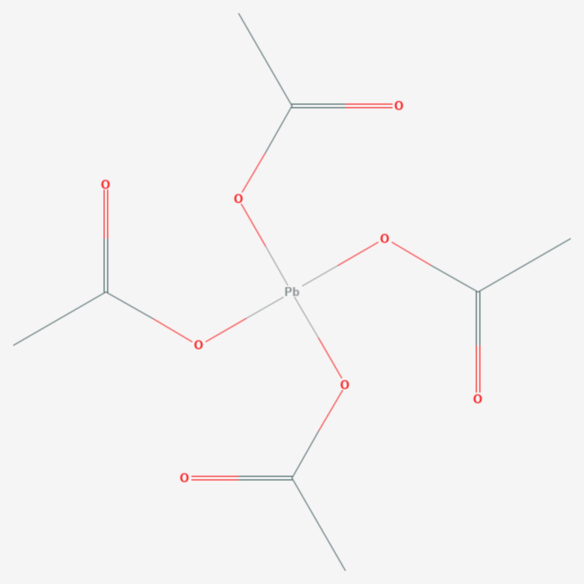 Blei(IV)-acetat (Strukturformel)