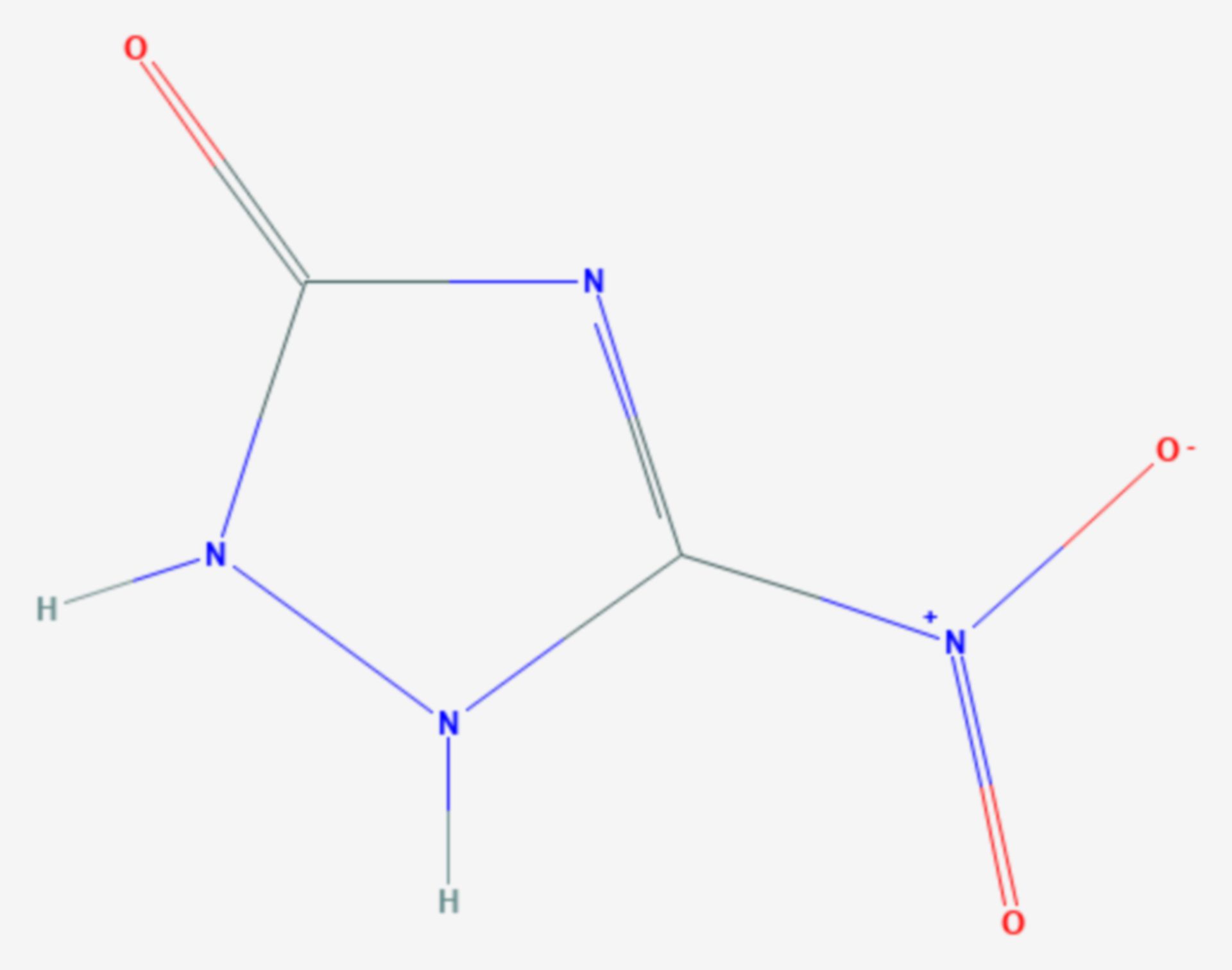 Nitrotriazolon (Strukturformel)