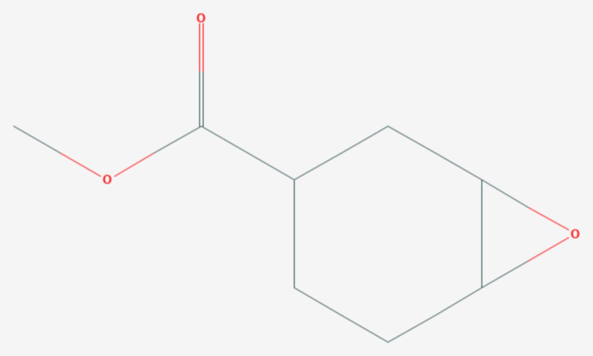 3,4-Epoxycyclohexancarboxylatmethylester (Strukturformel)