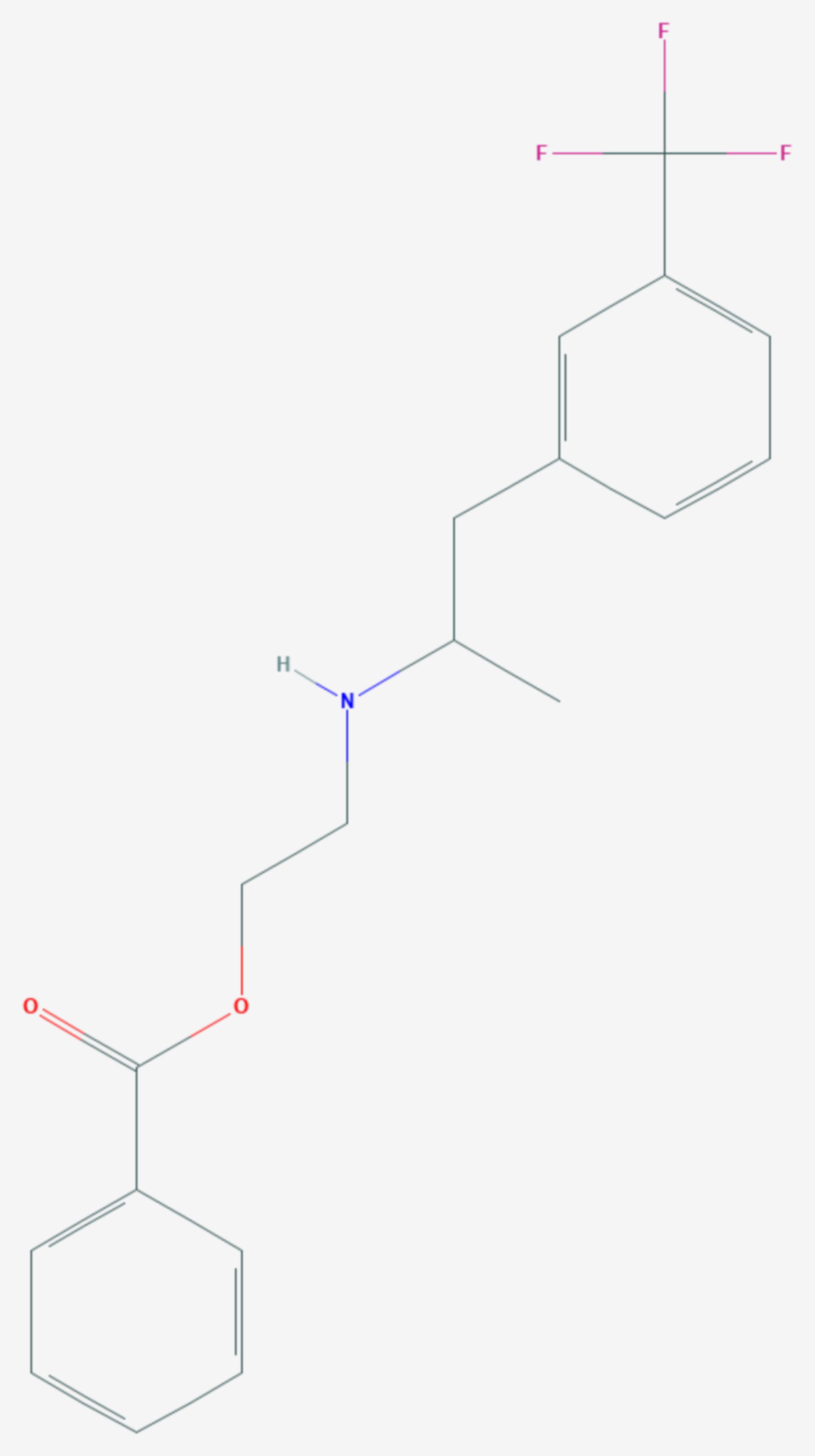 Benfluorex (Strukturformel)