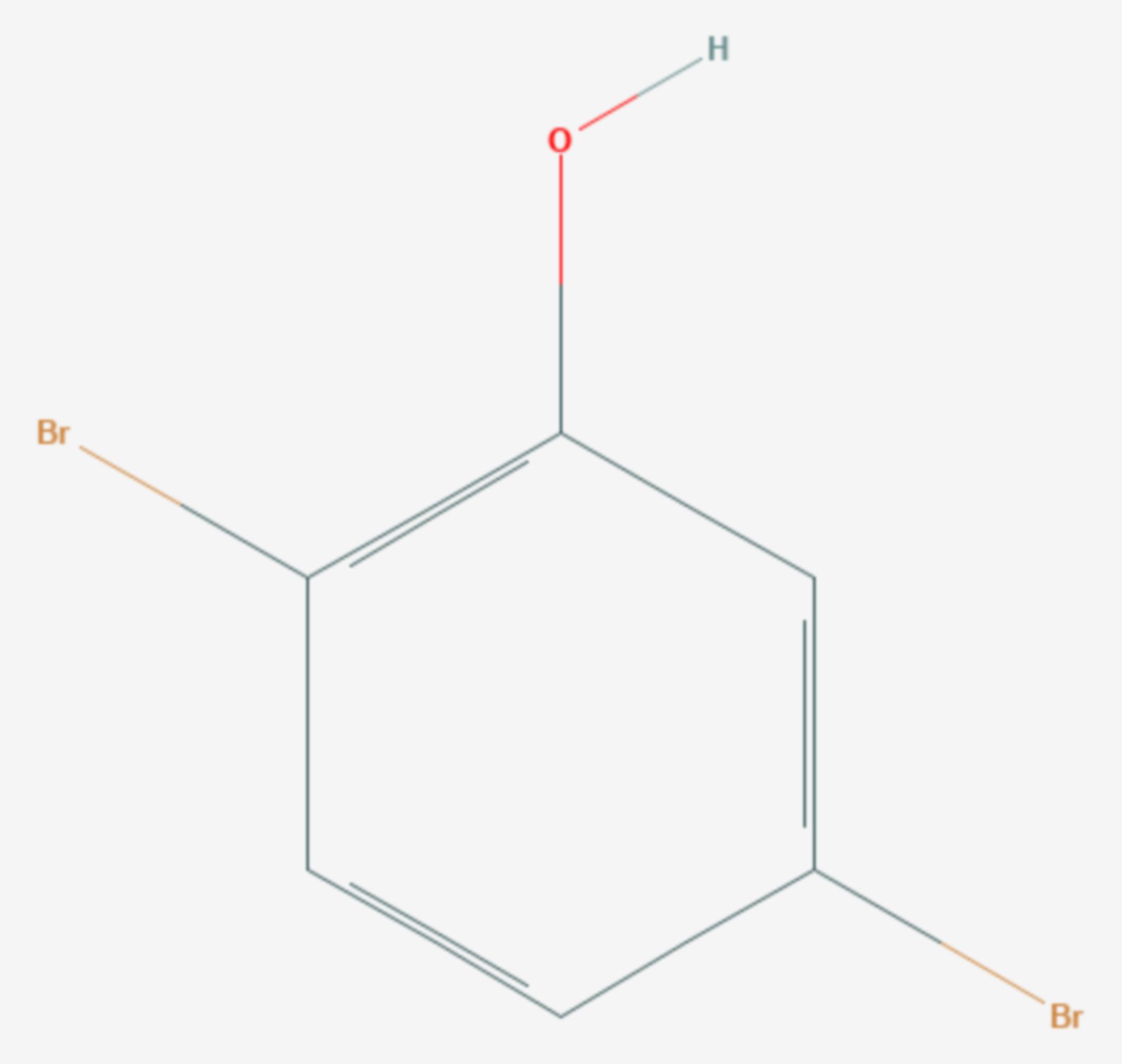 2,5-Dibromphenol (Strukturformel)