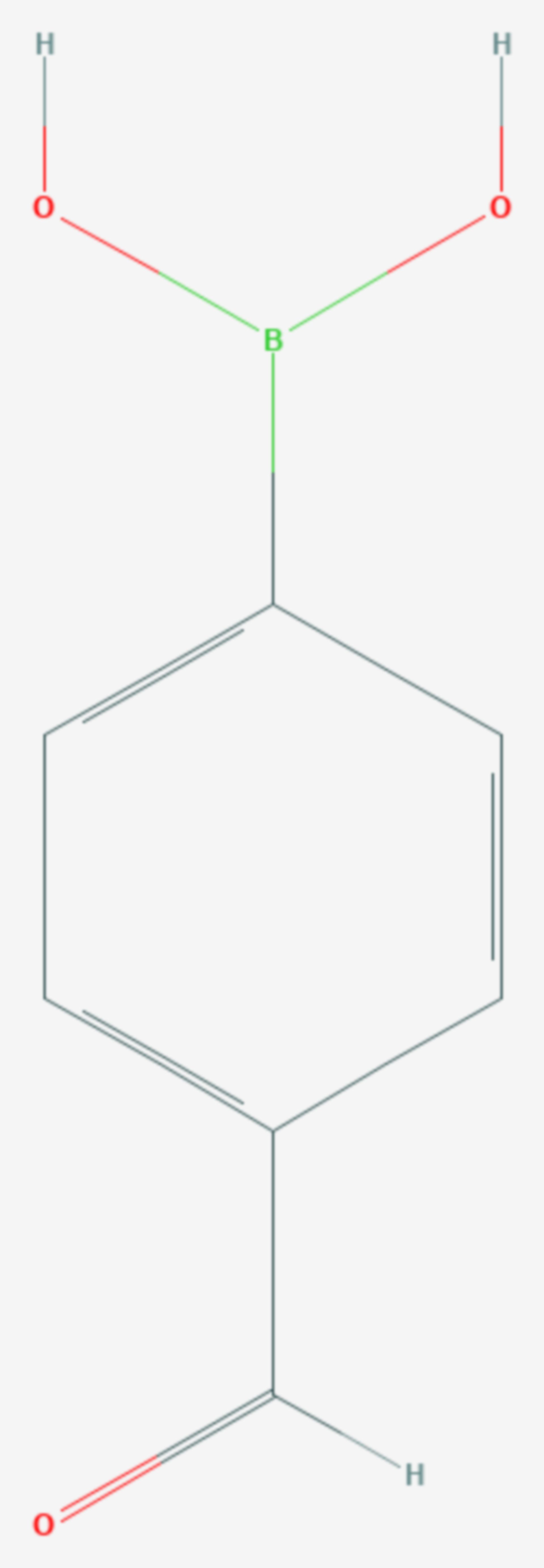 4-Formylphenylboronsäure (Strukturformel)