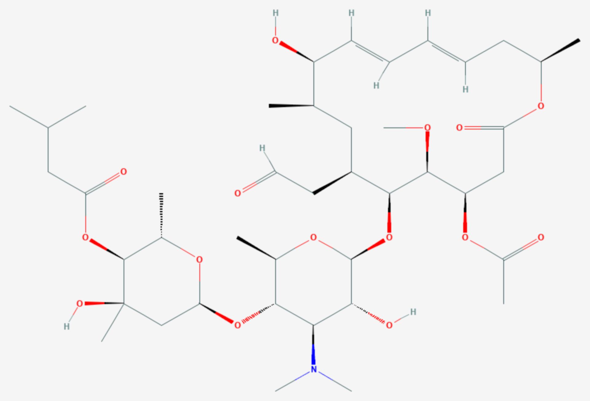 Josamycin (Strukturformel)