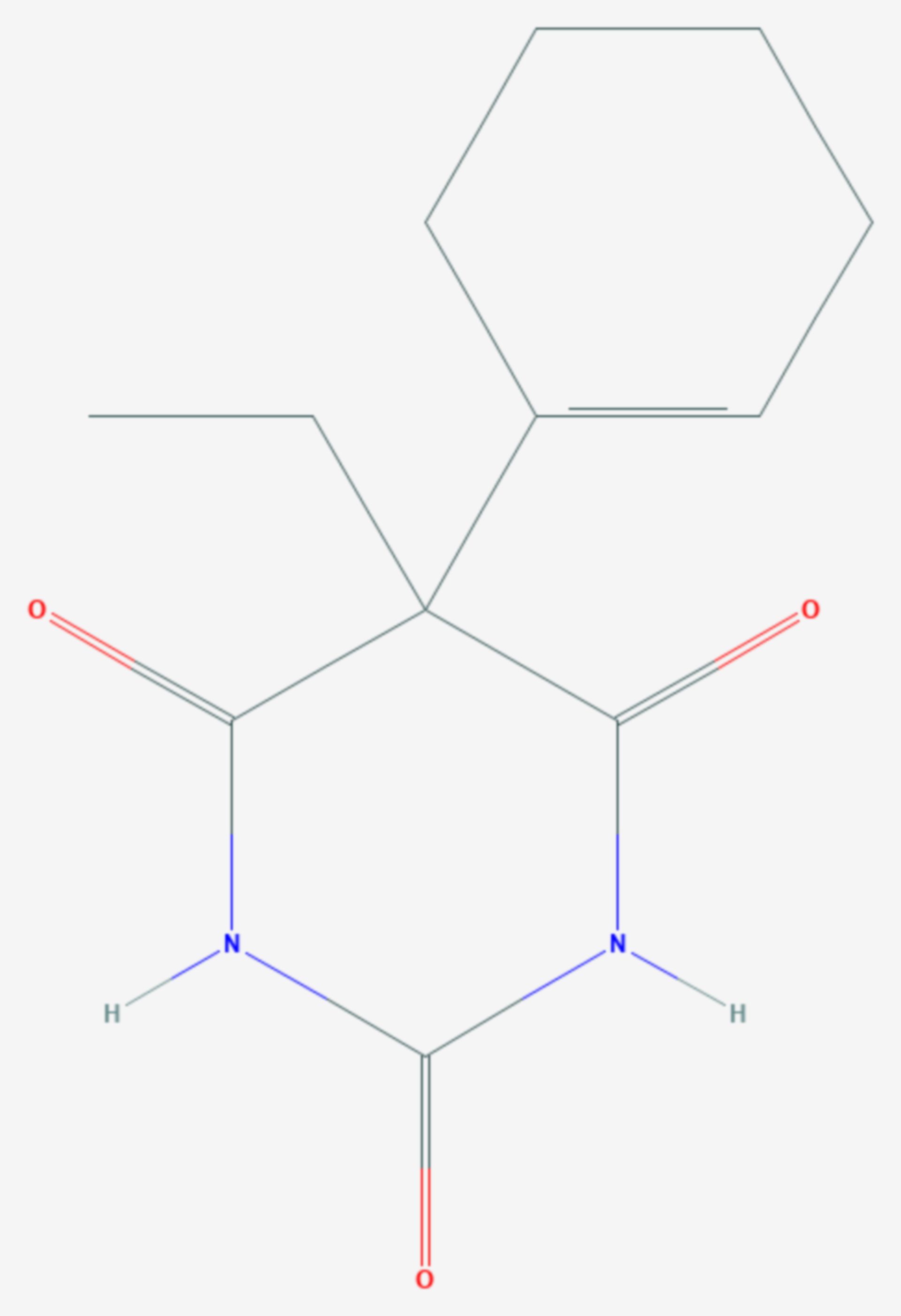 Cyclobarbital (Strukturformel)