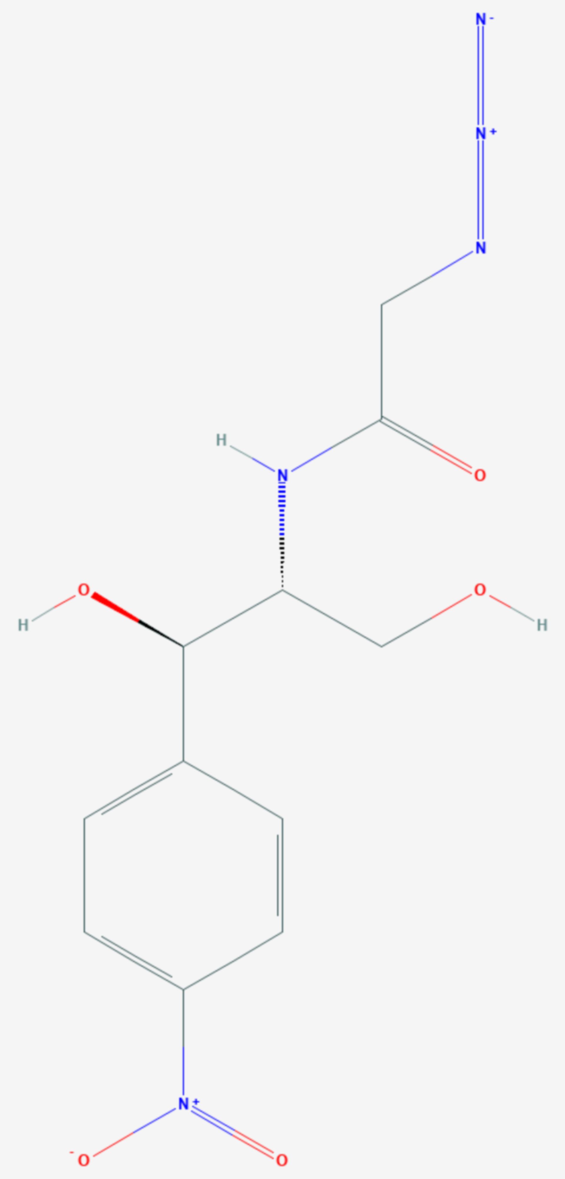 Azidamfenicol (Strukturformel)