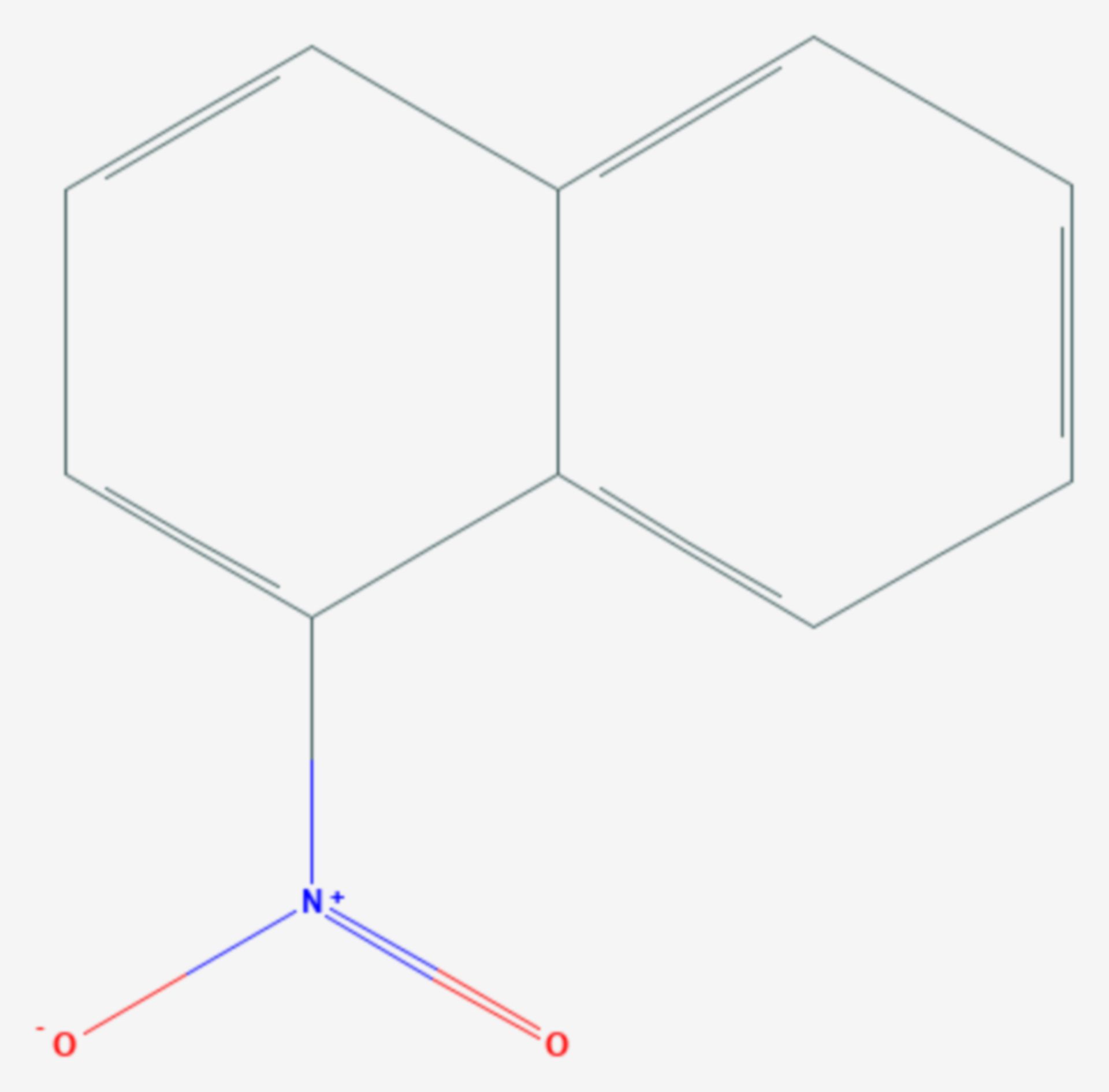 1-Nitronaphthalin (Strukturformel)