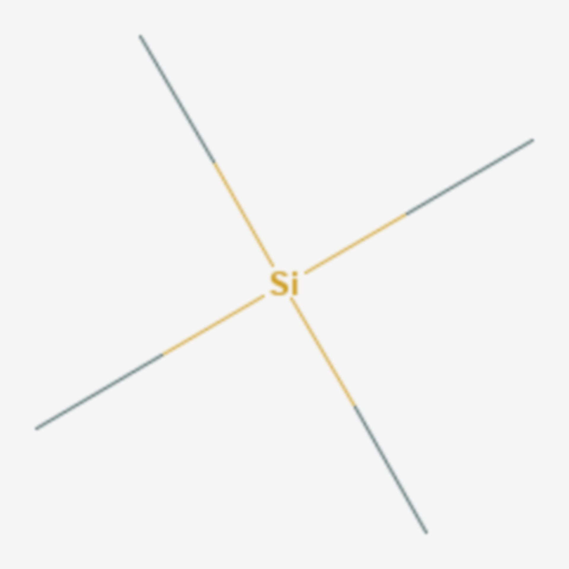 Tetramethylsilan (Strukturformel)