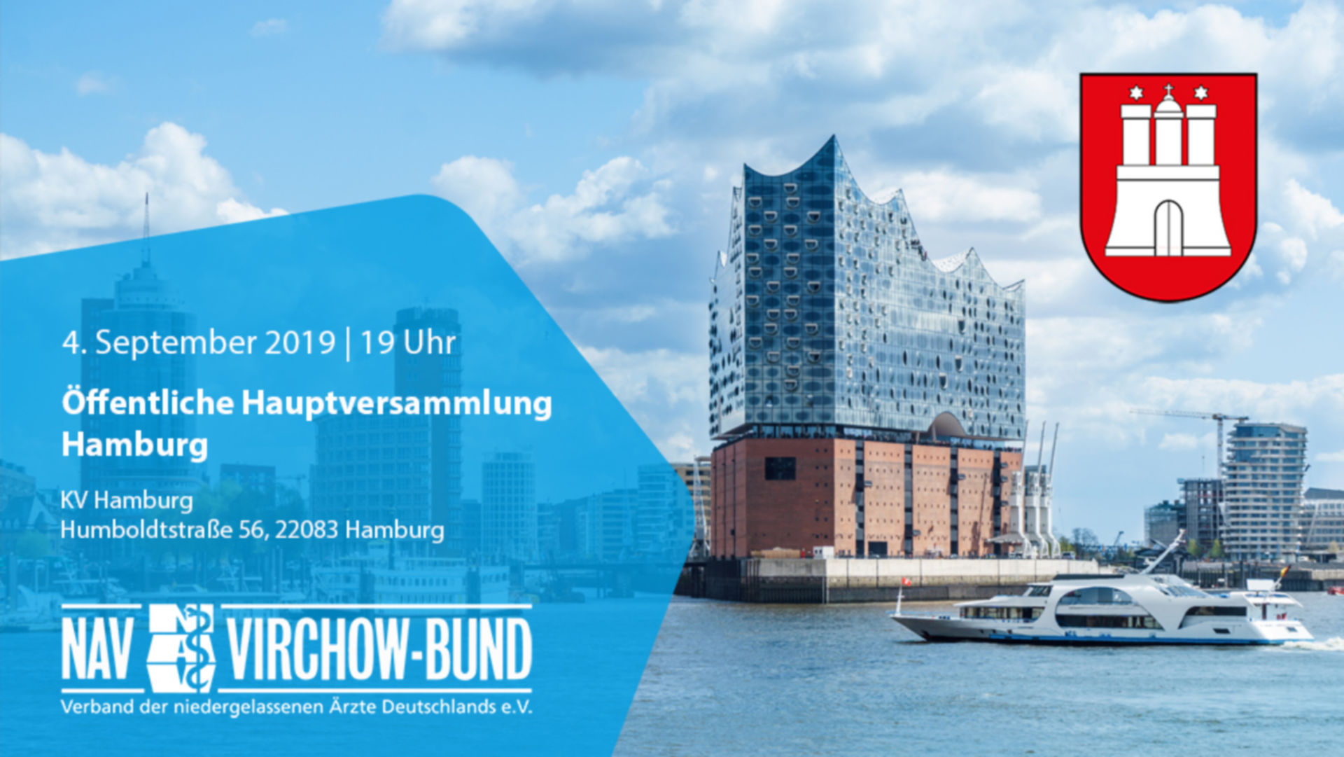 Einladung: Landeshauptversammlung Hamburg im NAV-Virchow-Bund