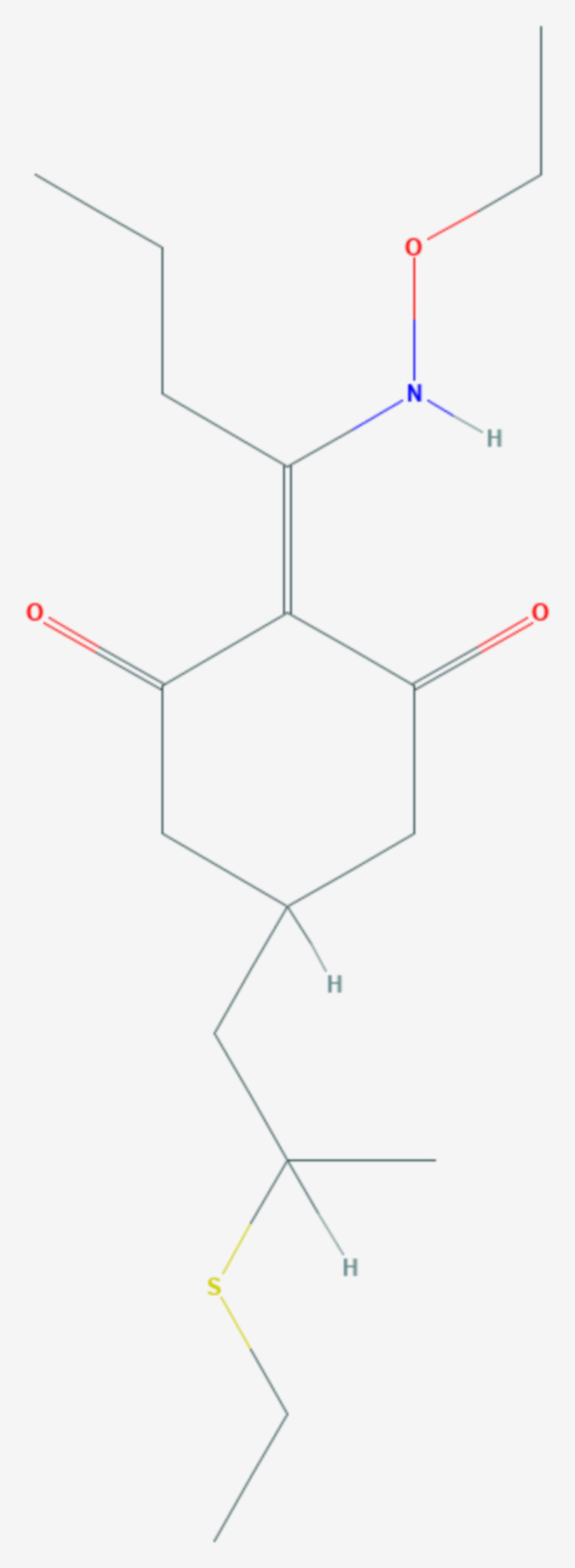 Sethoxydim (Strukturformel)