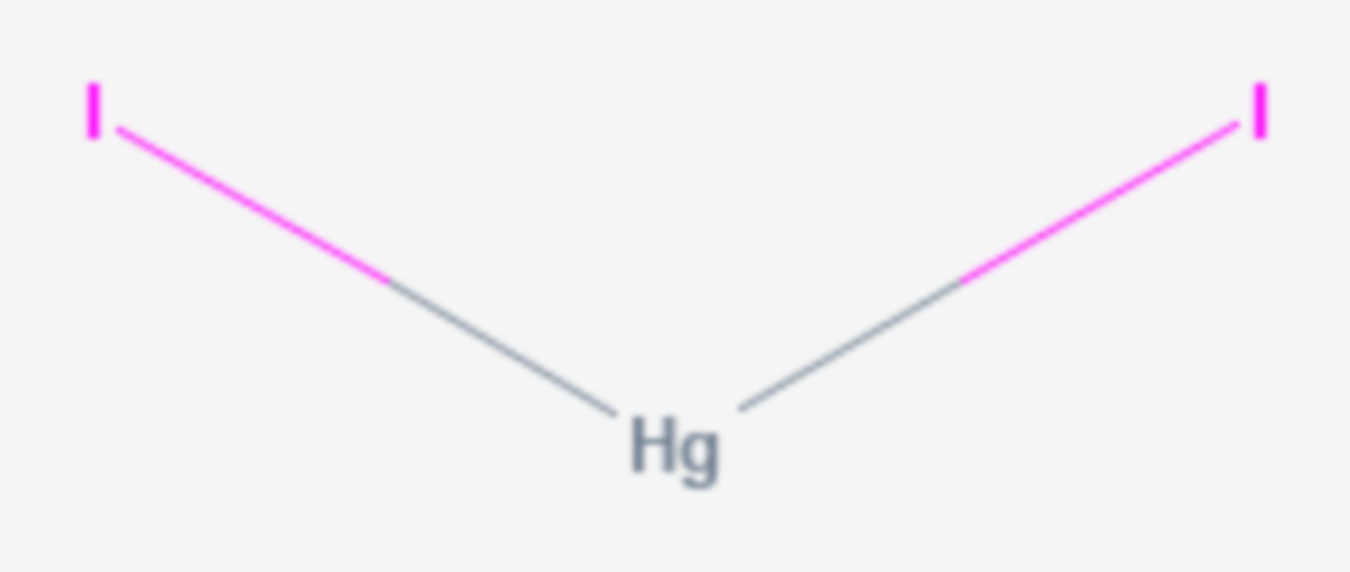 Quecksilber(II)-iodid (Strukturformel)