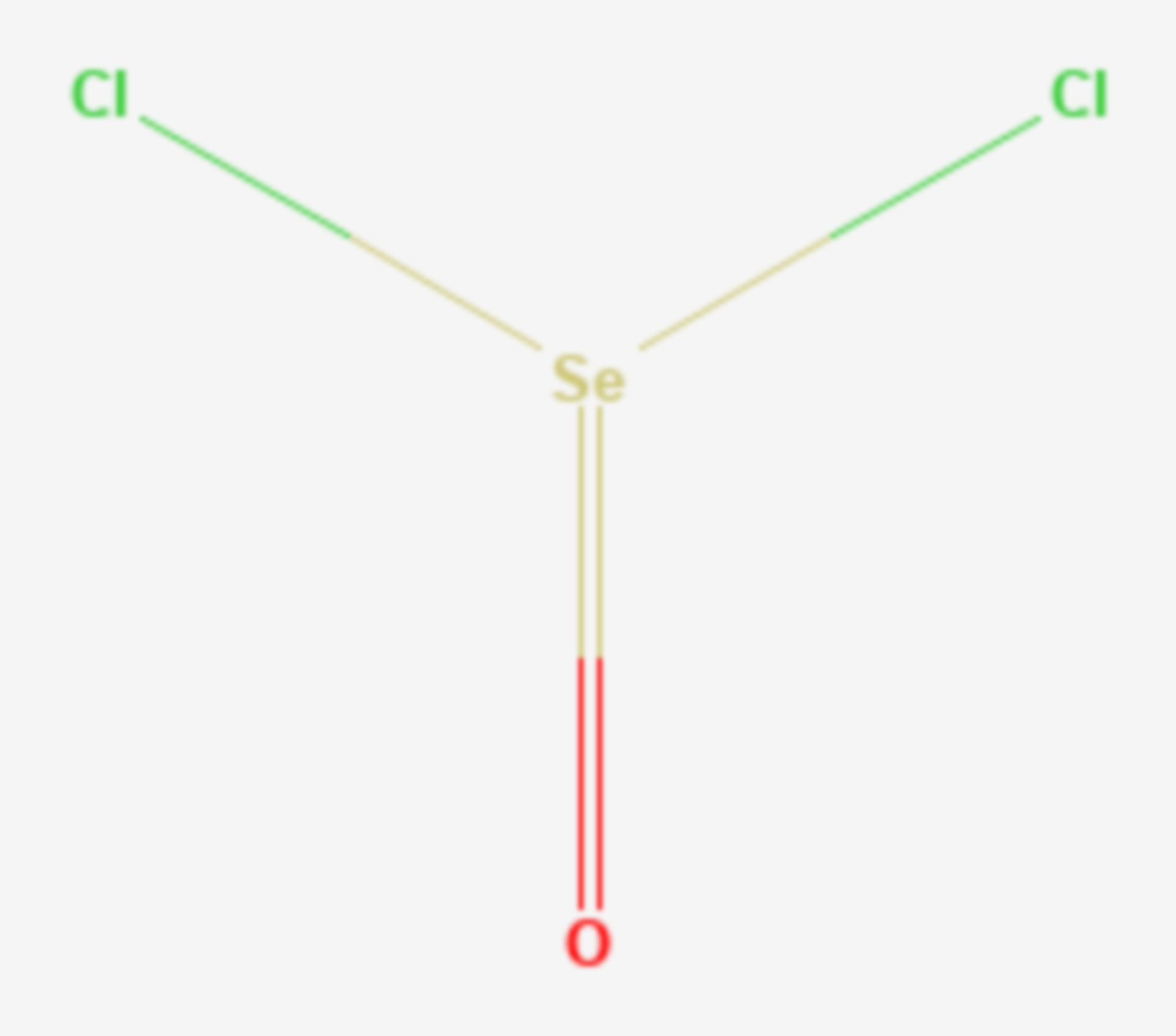 Selenoxidchlorid (Strukturformel)
