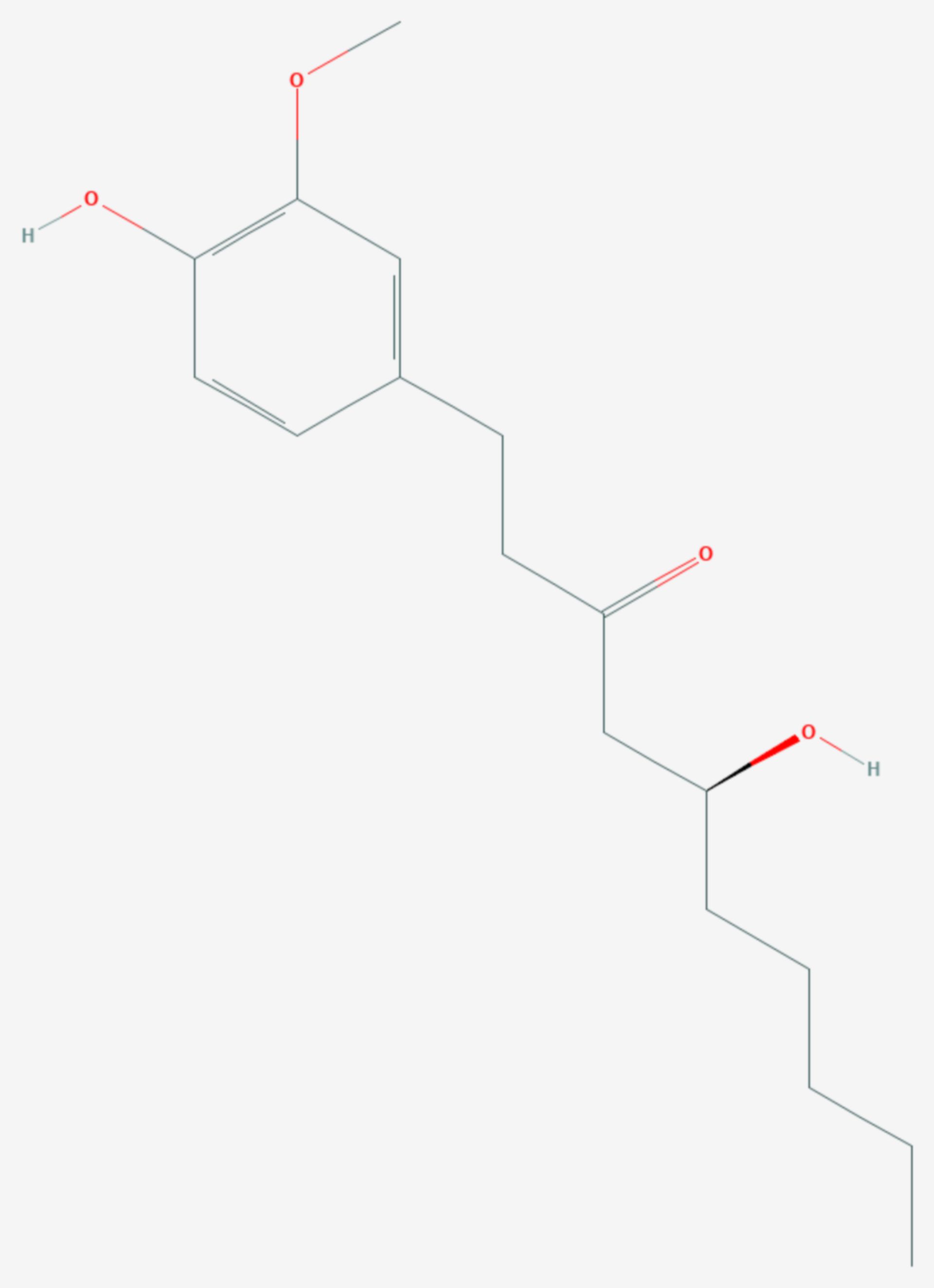 Gingerol (Strukturformel)