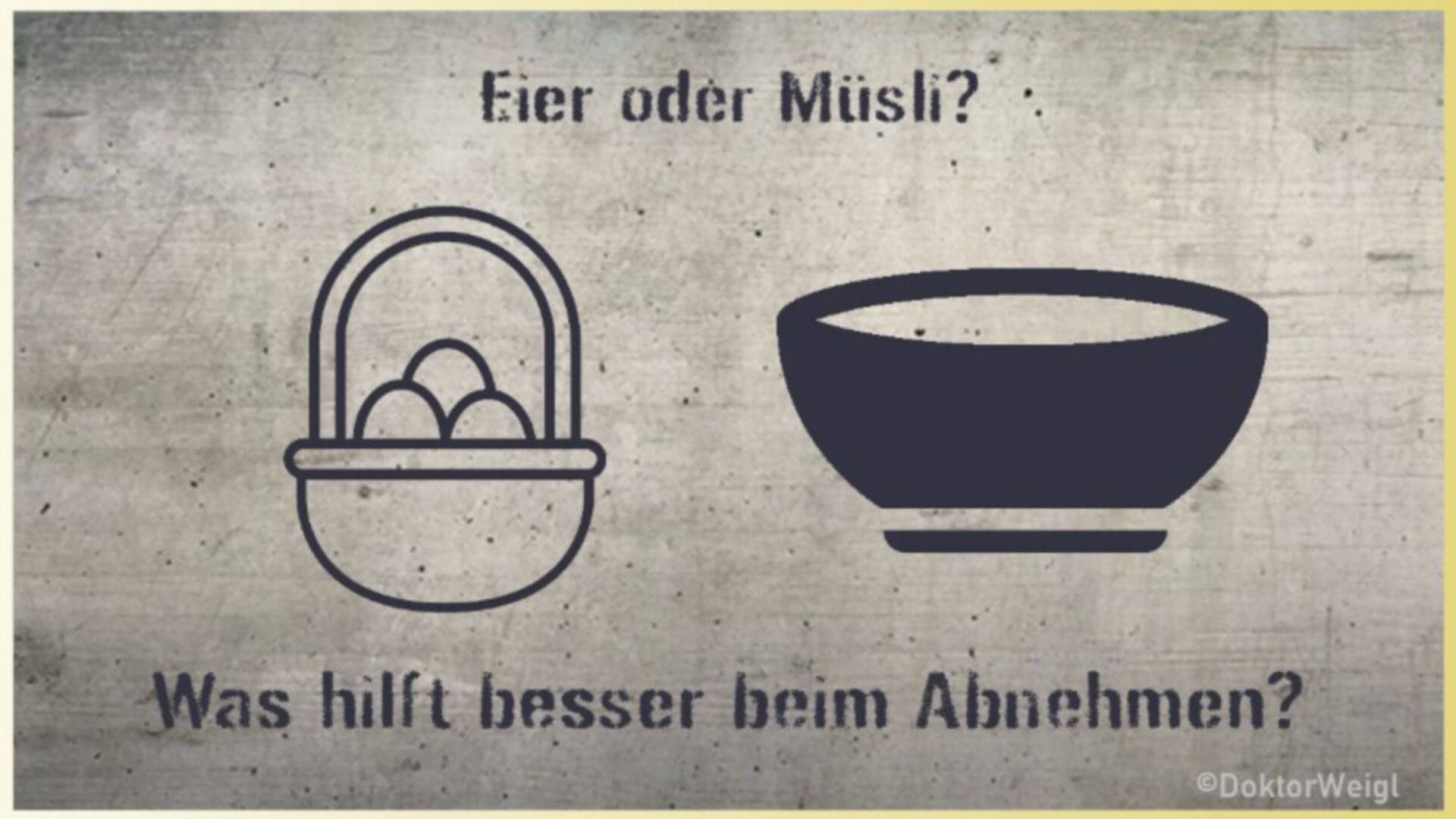 Eier oder Müsli? Was ist besser beim Frühstück zum Abnehmen?