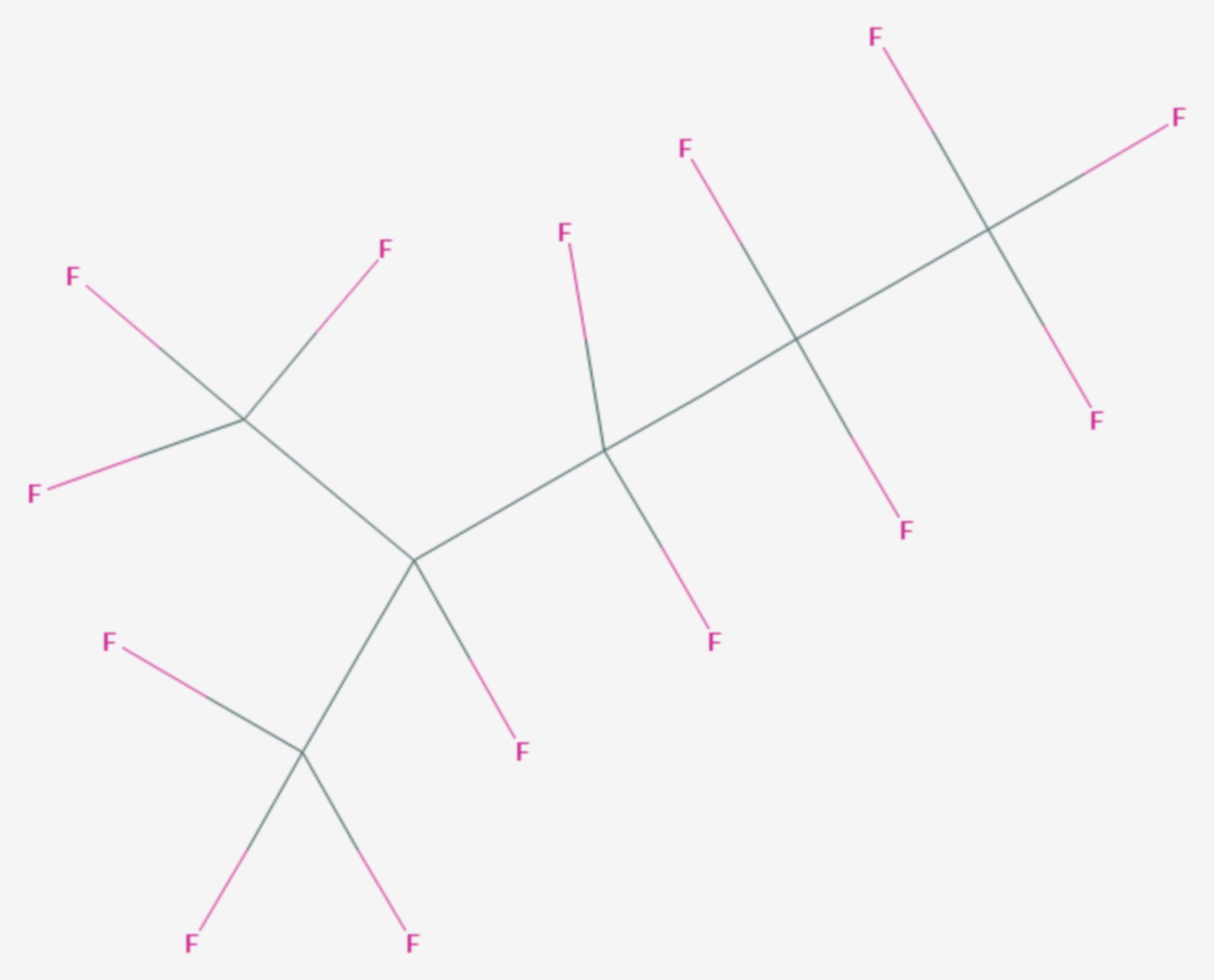 Perfluor-2-methylpentan (Strukturformel)