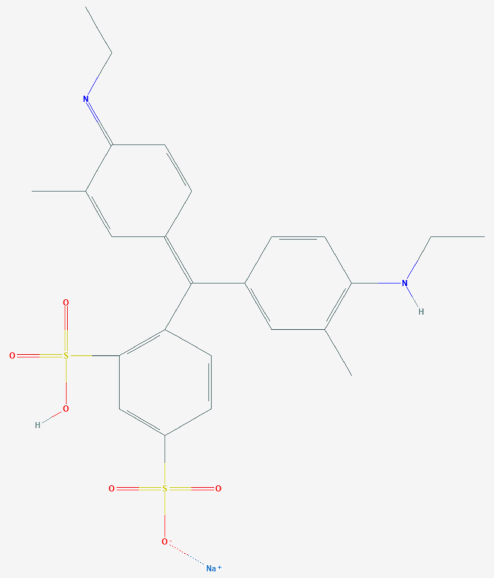 Xylencyanol (Strukturformel)