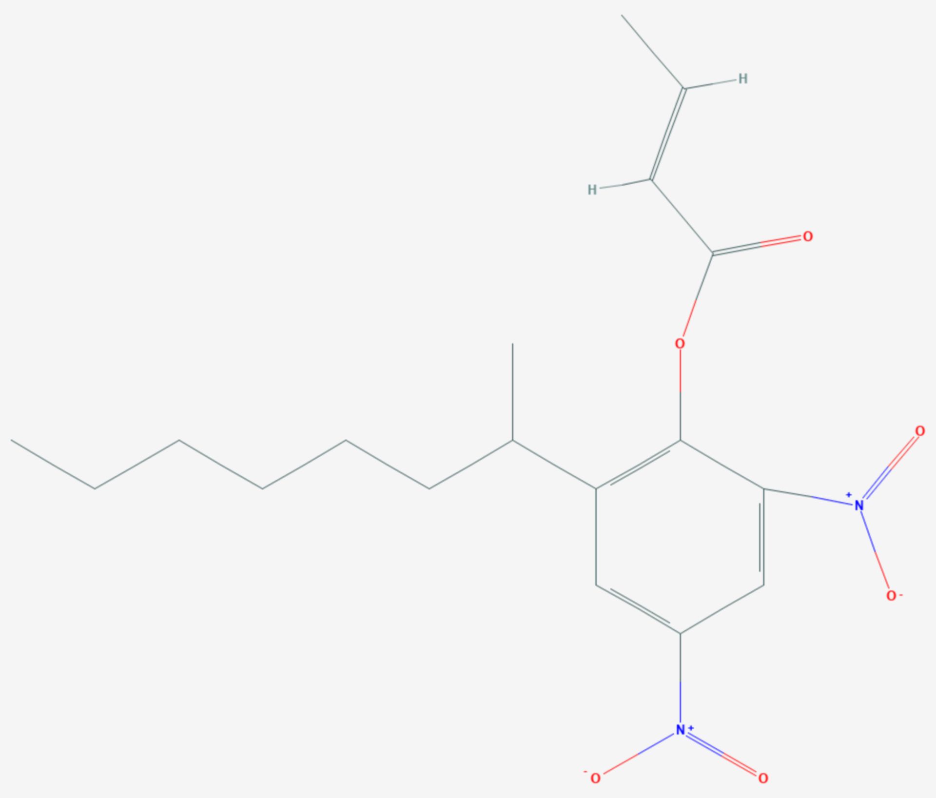 Meptyldinocap (Strukturformel)