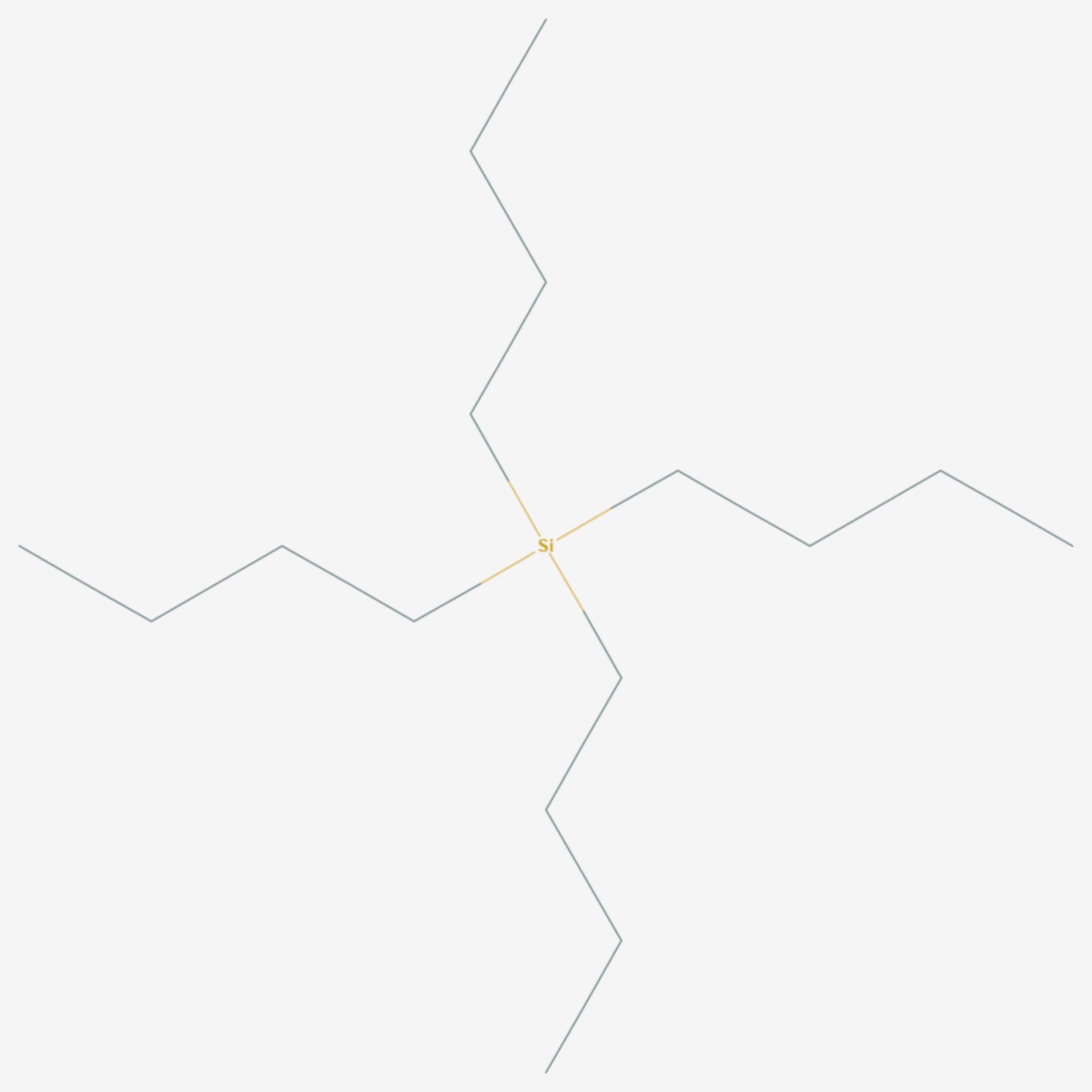 Tetrabutylsilan (Strukturformel)