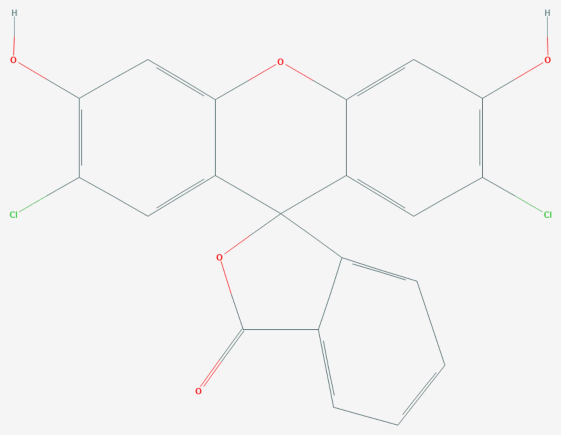 2,7-Dichlorfluorescein (Strukturformel)