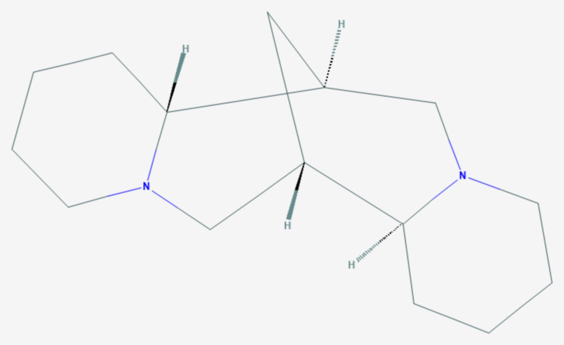 Spartein (Strukturformel)