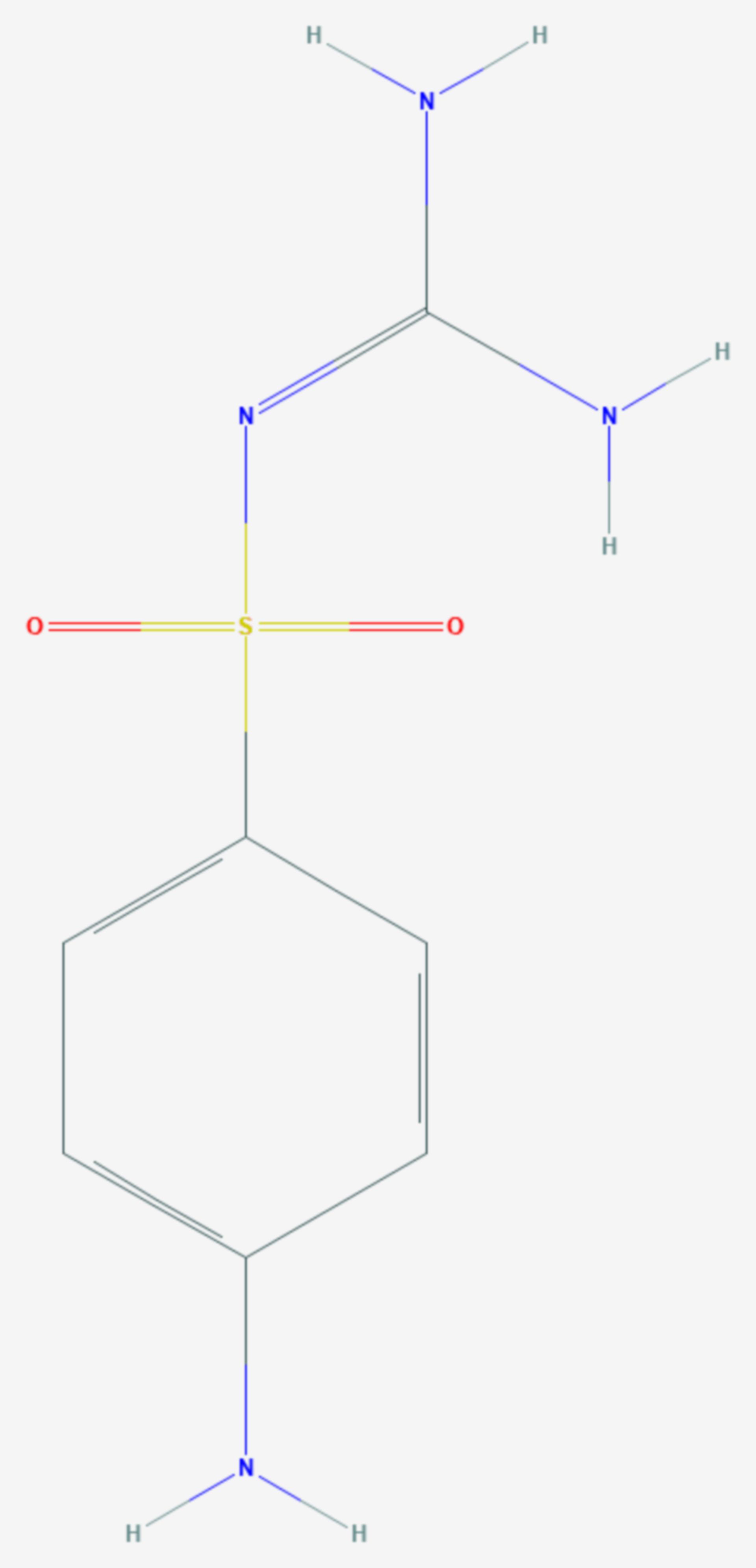 Sulfaguanidin (Strukturformel)