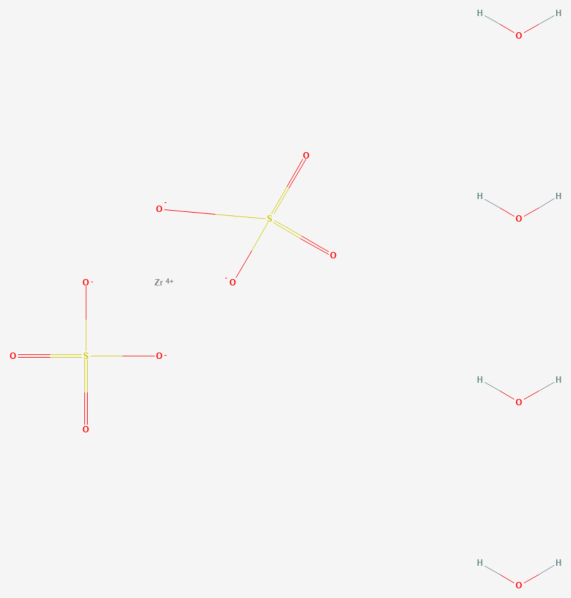 Zirconium(IV)-sulfat (Strukturformel)