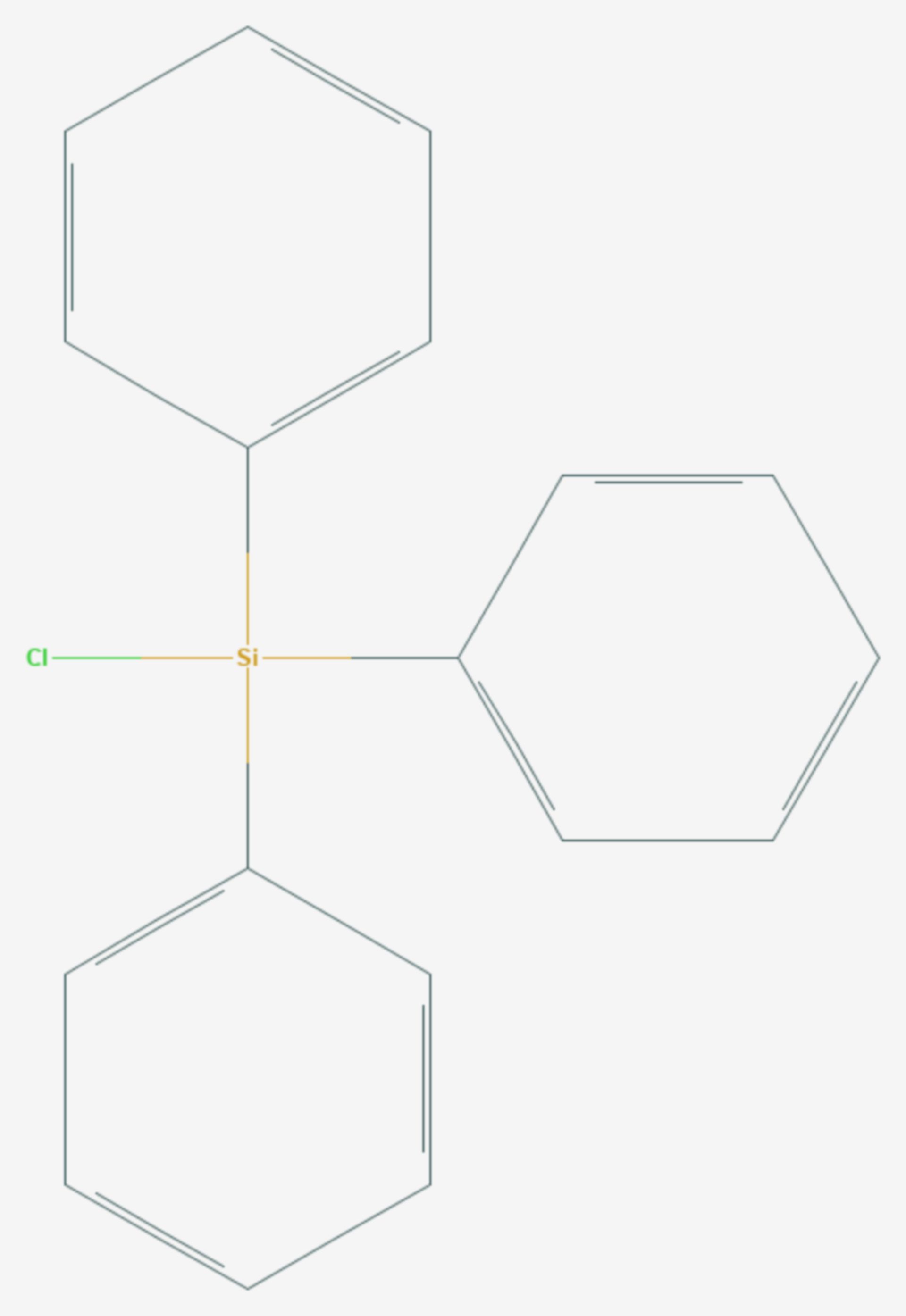 Chlortriphenylsilan (Strukturformel)